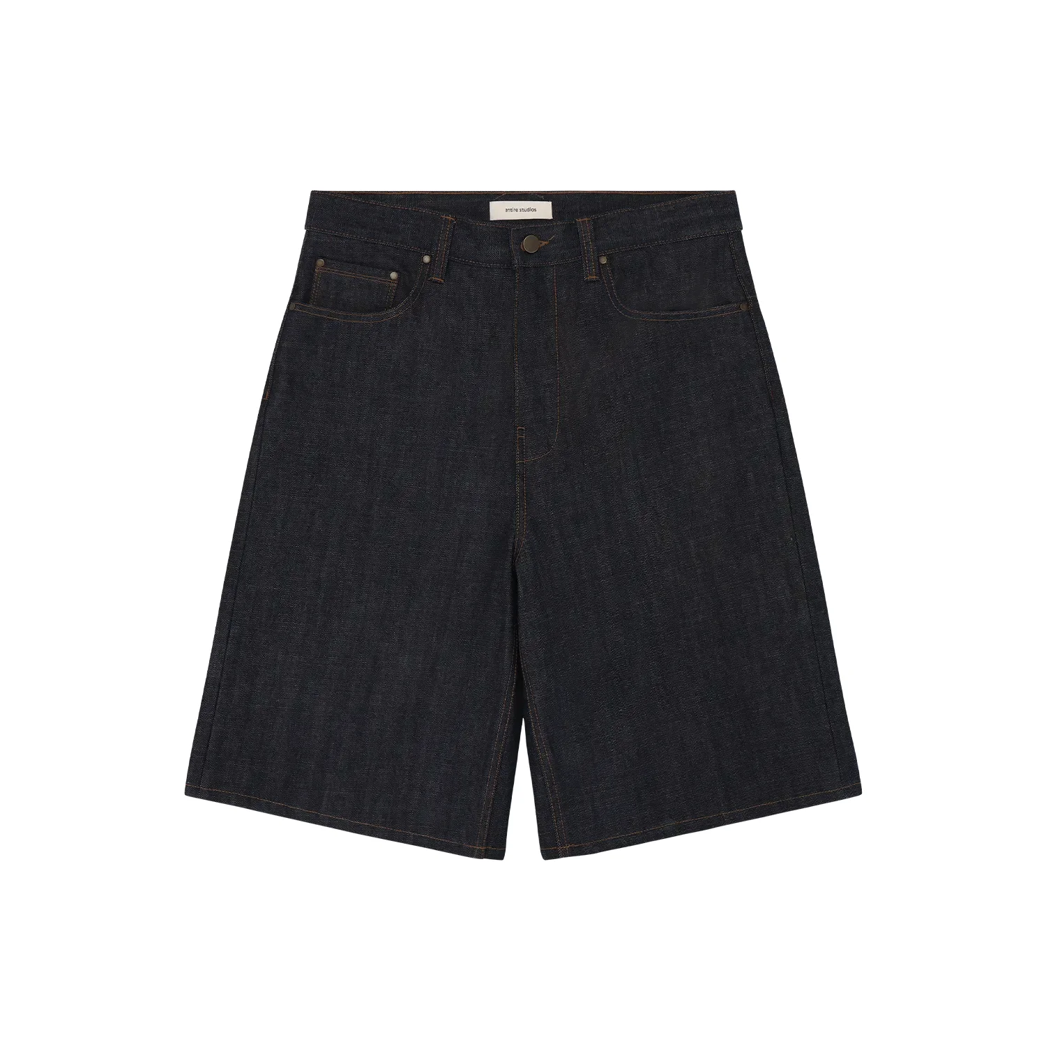 FIELD SHORT RAW INDIGO - 1