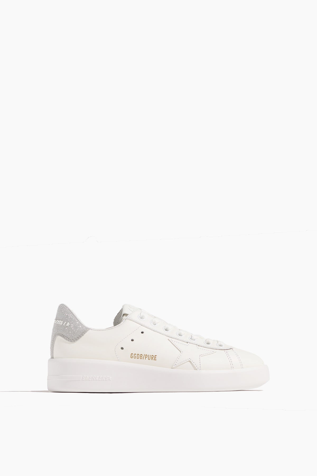 Pure Star Sneaker in White/Silver - 1
