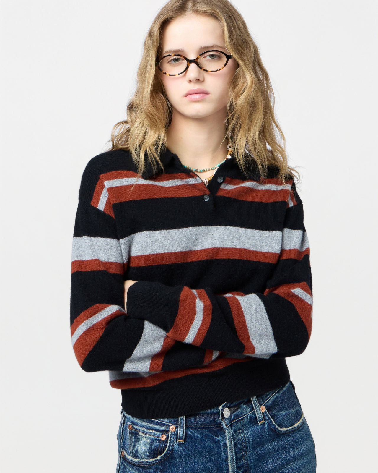 Collegiate Stripe Polo - 4