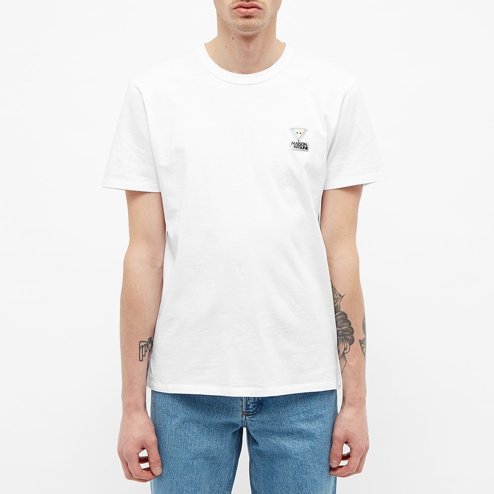 Maison Kitsuné Triangle Fox Hologram Tee - 4