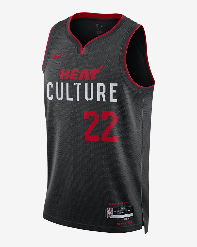 Jimmy Butler Miami Heat City Edition 2023/24 Nike Men's Dri-FIT NBA Swingman Jersey - 1
