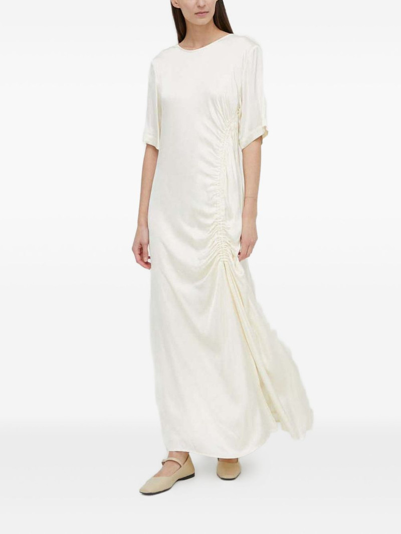 ruched-slit maxi dress 3