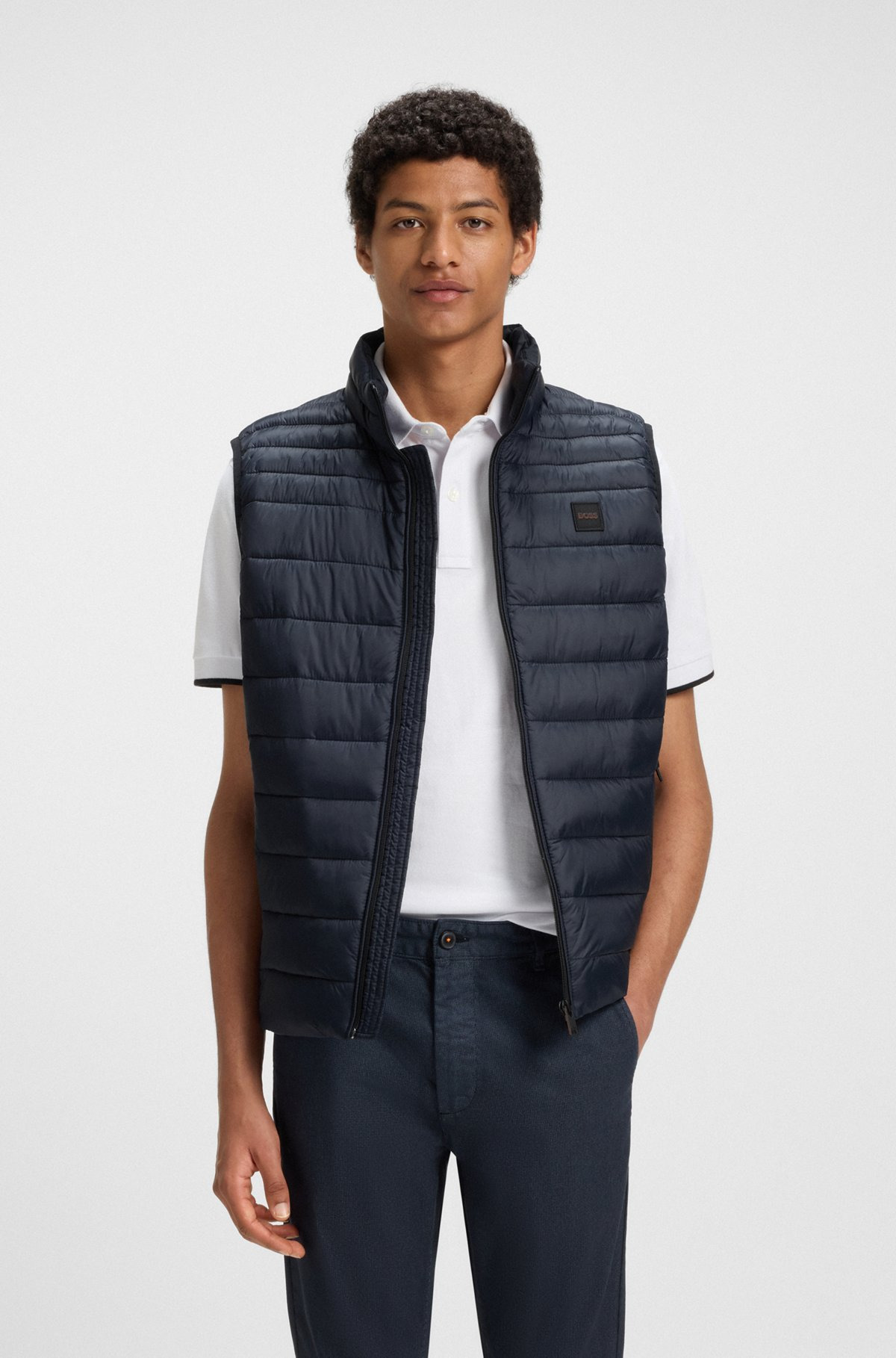 PACKABLE DOWN GILET IN WATER-REPELLENT FABRIC - 2