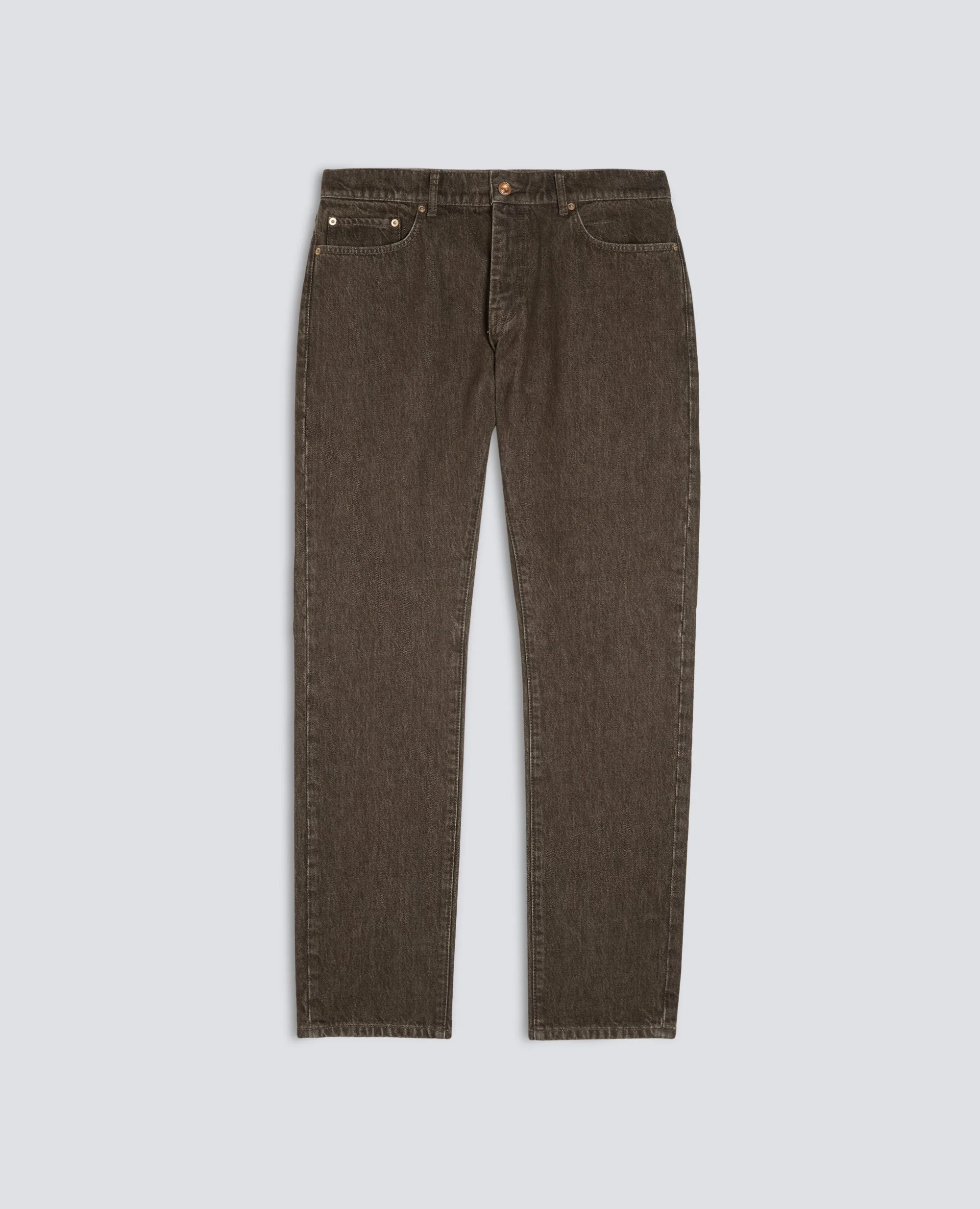 COTTON DENIM TROUSERS - 1