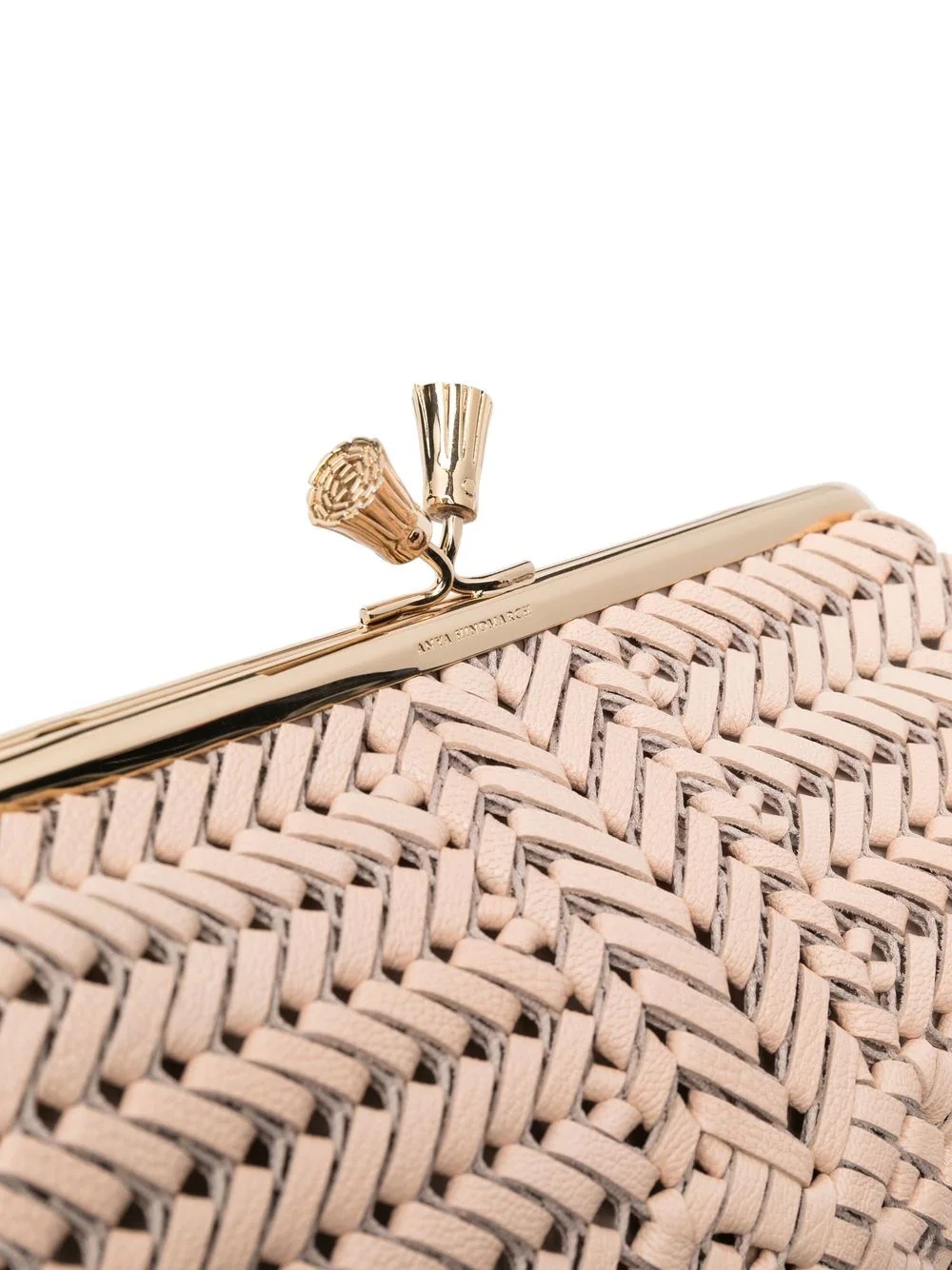 interwoven-design twist-lock clutch bag - 4