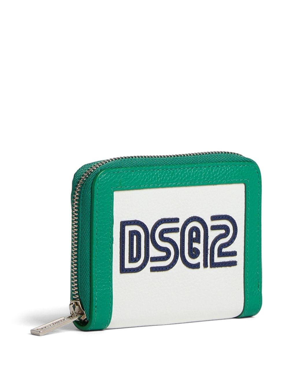 logo-embroidered leather wallet - 5
