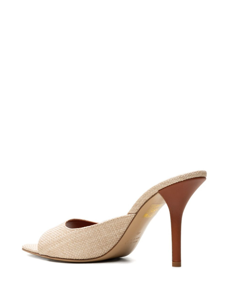 raffia point-toe sandals 3