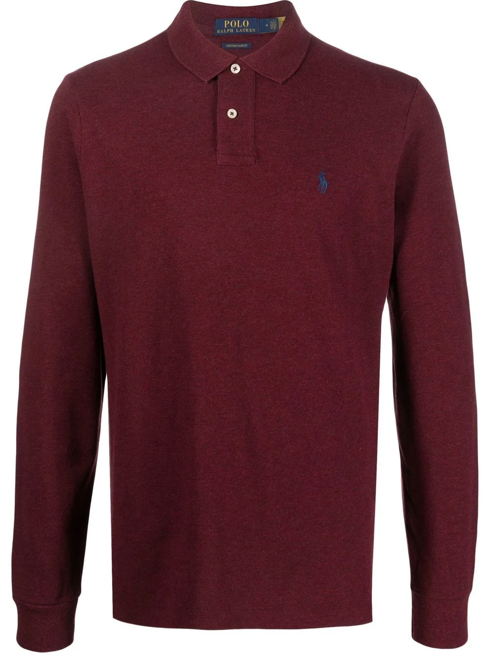 long-sleeved polo shirt - 1