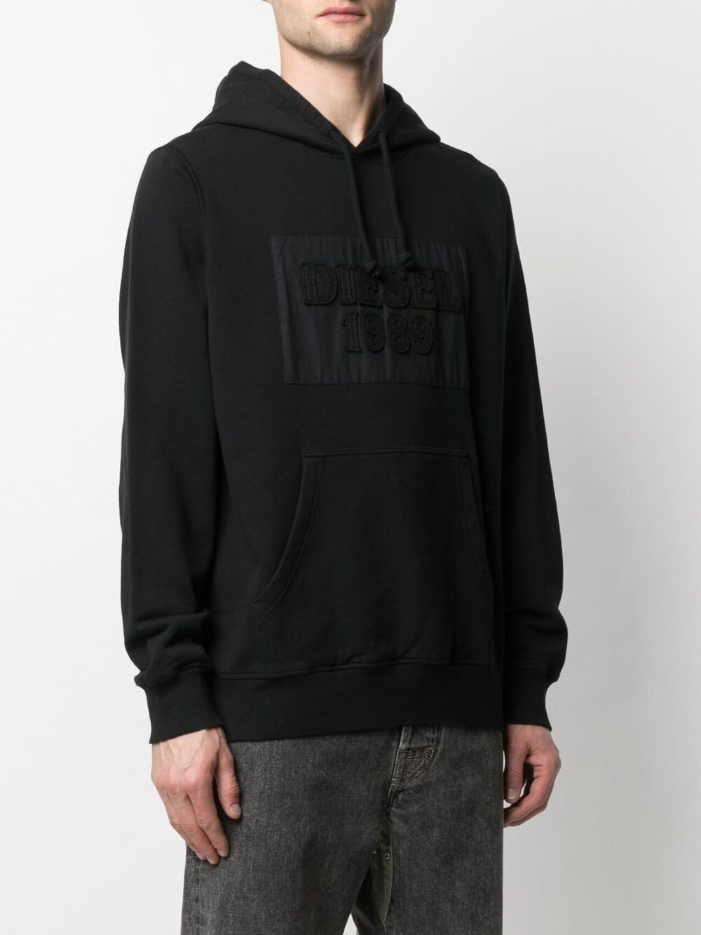 logo-patch hoodie - 3