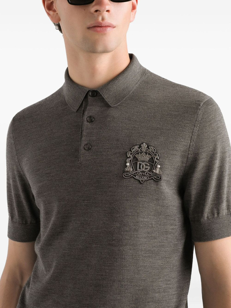 appliqué short-sleeve polo shirt 4