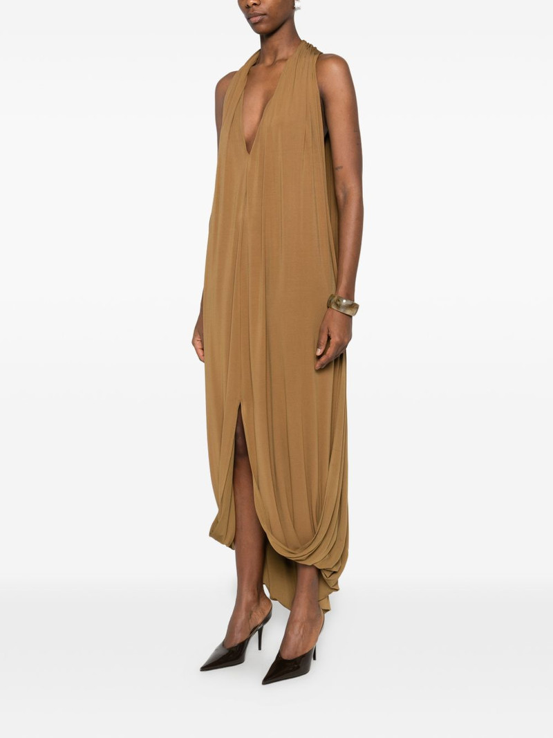 V-neck split dress 3