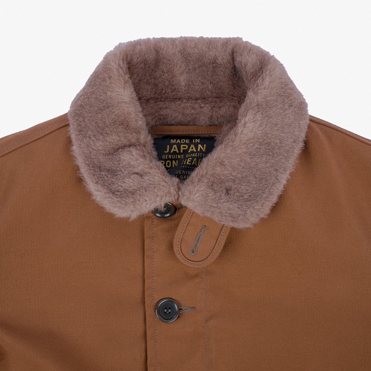 IHM-35-BRN Whipcord N1 Deck Jacket - Brown - 8