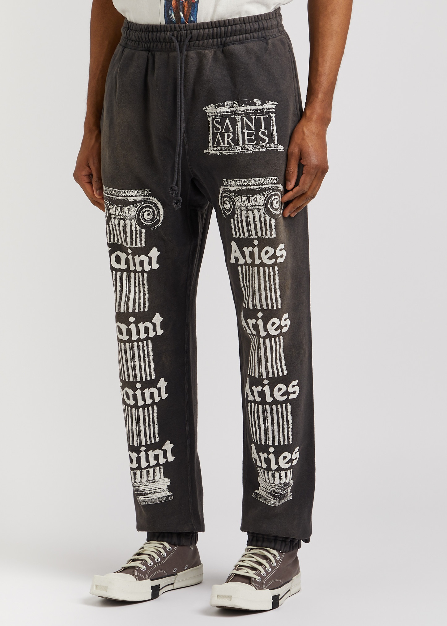 Saint Aries printed cotton sweatpants - 2