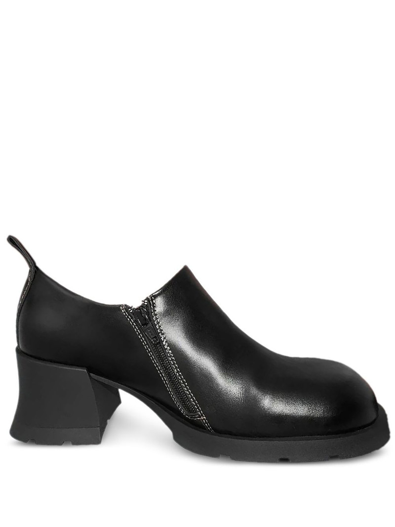 MIISTA 65mm Henar zip-detail block-heel pumps outlook