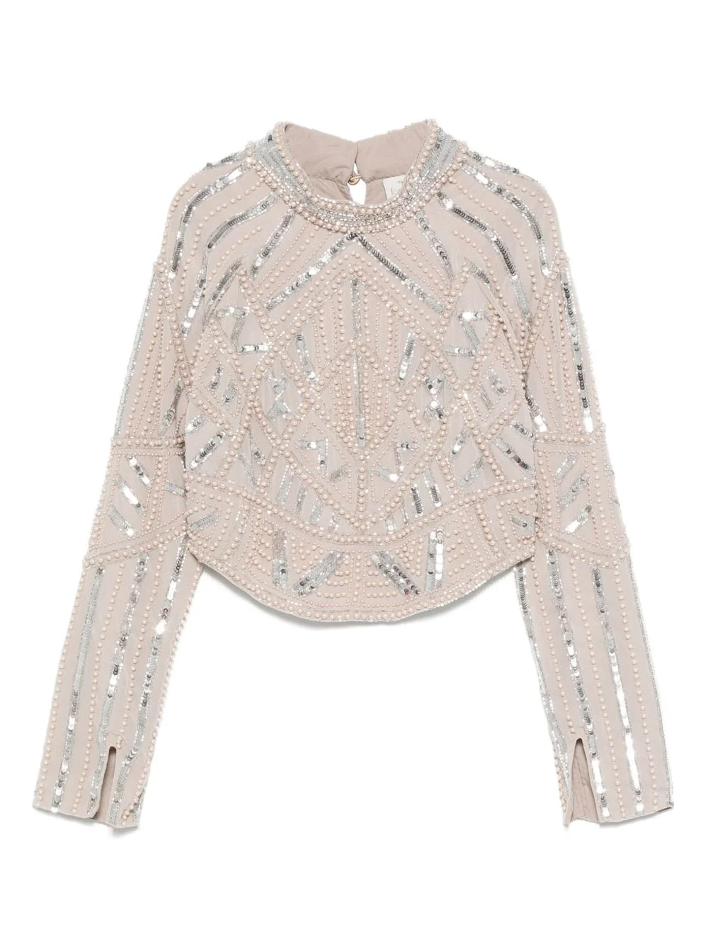 sequin-embellished top - 1