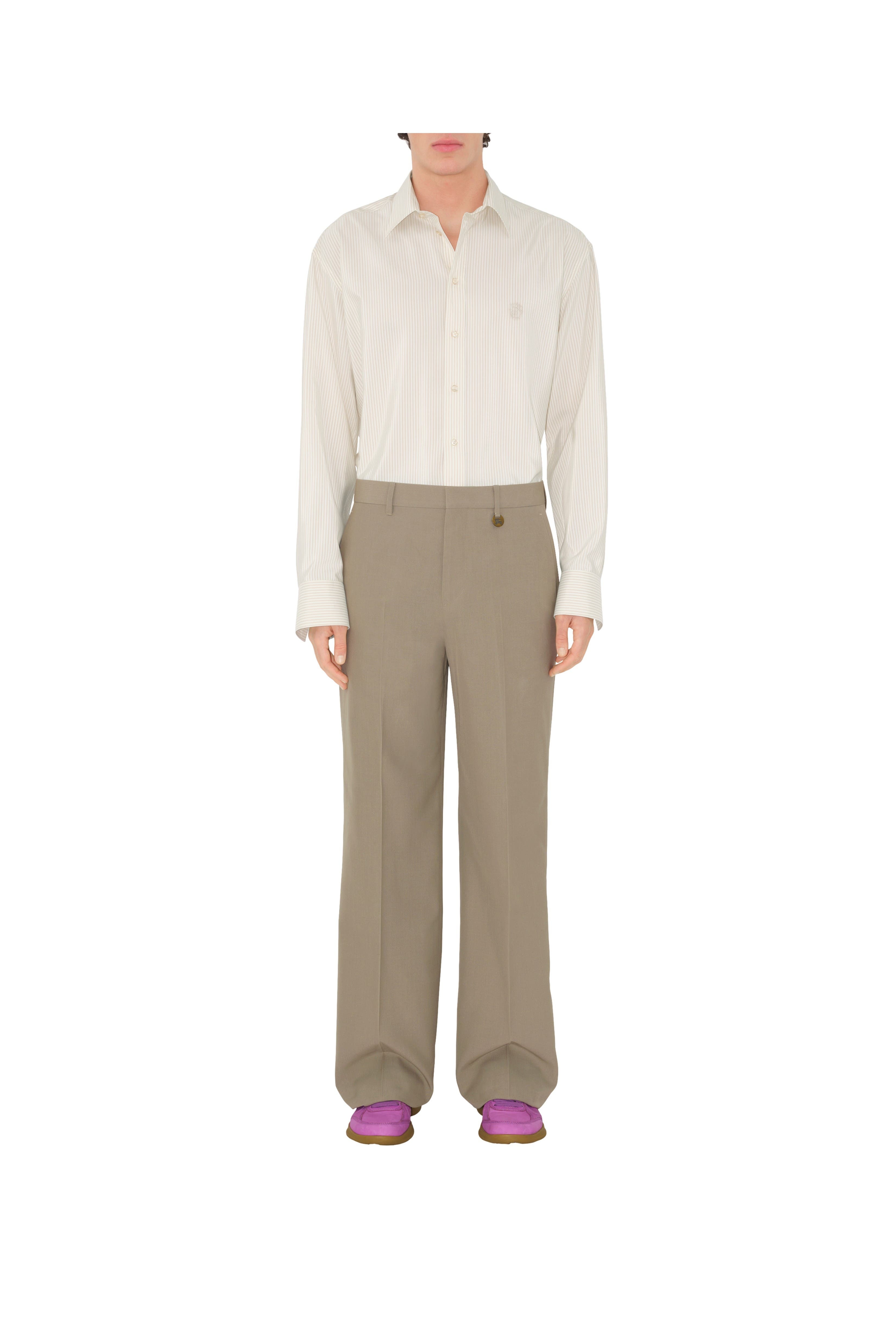 burberry Silk Tailored Trousers in Crater at Nordstrom - 2