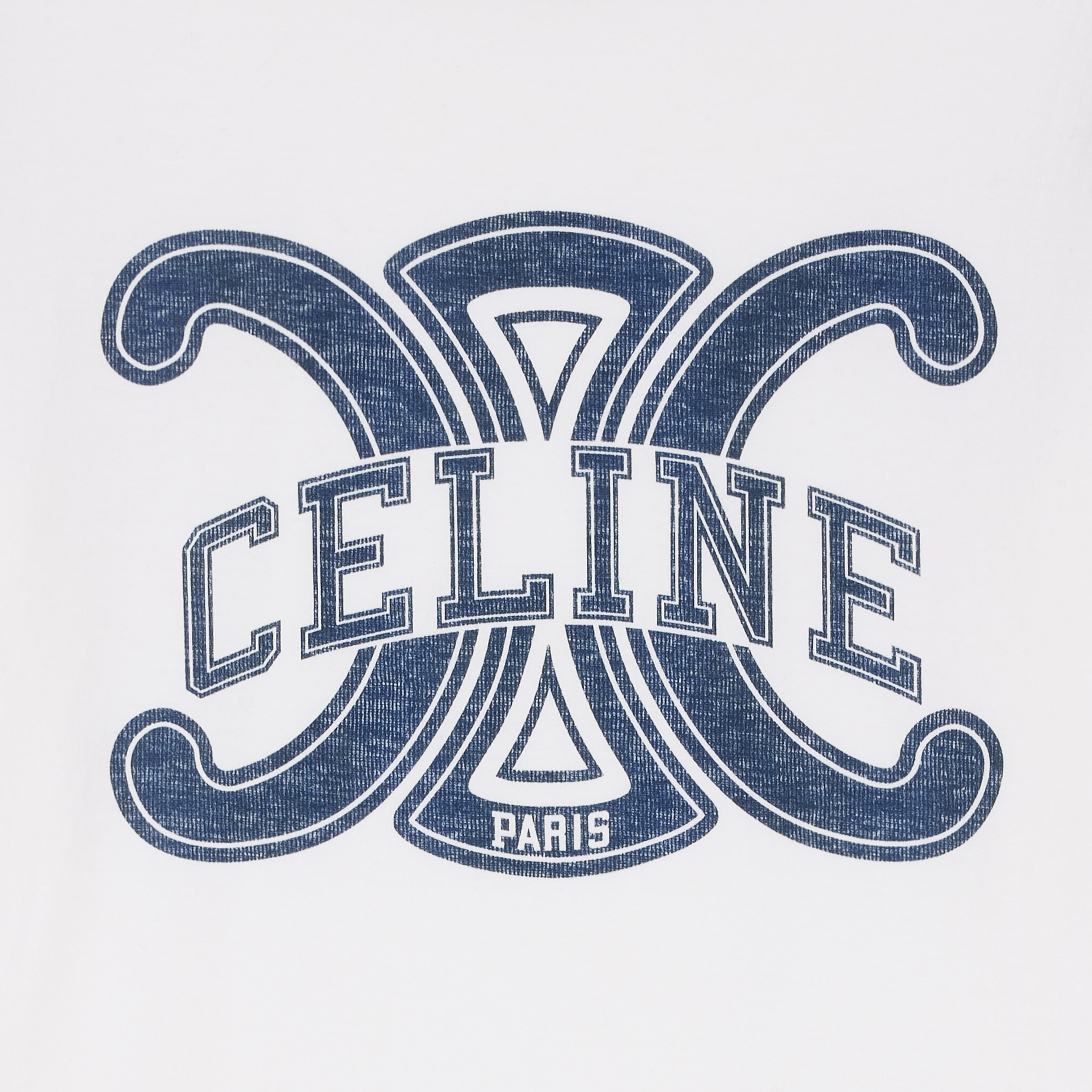 CELINE TRIOMPHE T-SHIRT IN COTTON JERSEY - 3