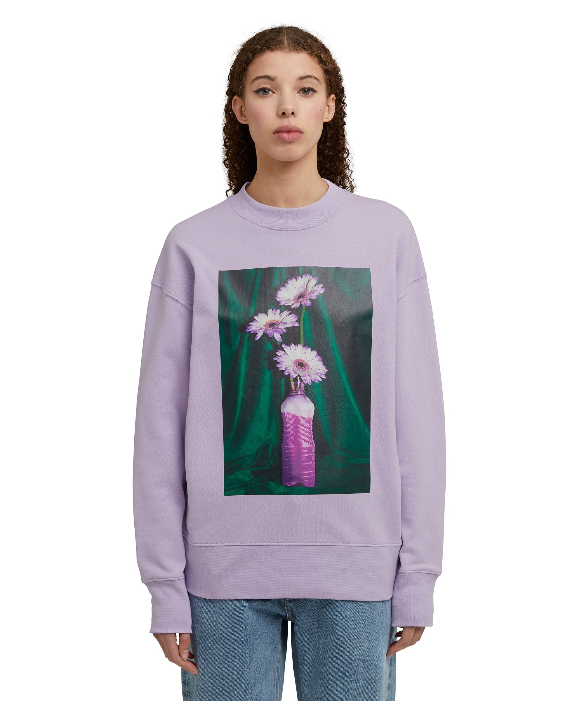 Organic cotton crewneck t-shirt from the MSGM Fantastic Green Capsule - 6