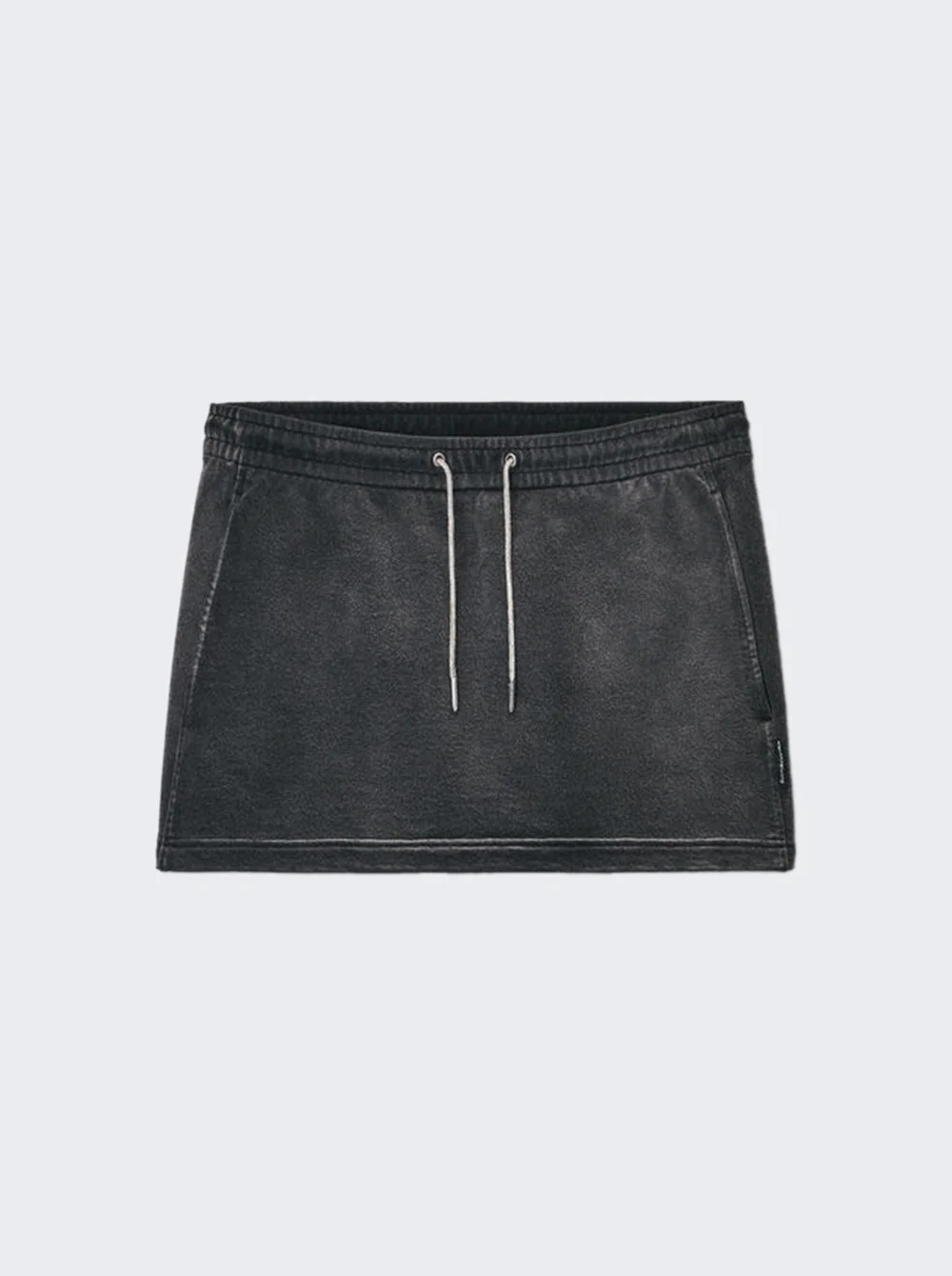 Terry Mini Skirt Washed Caviar - 1