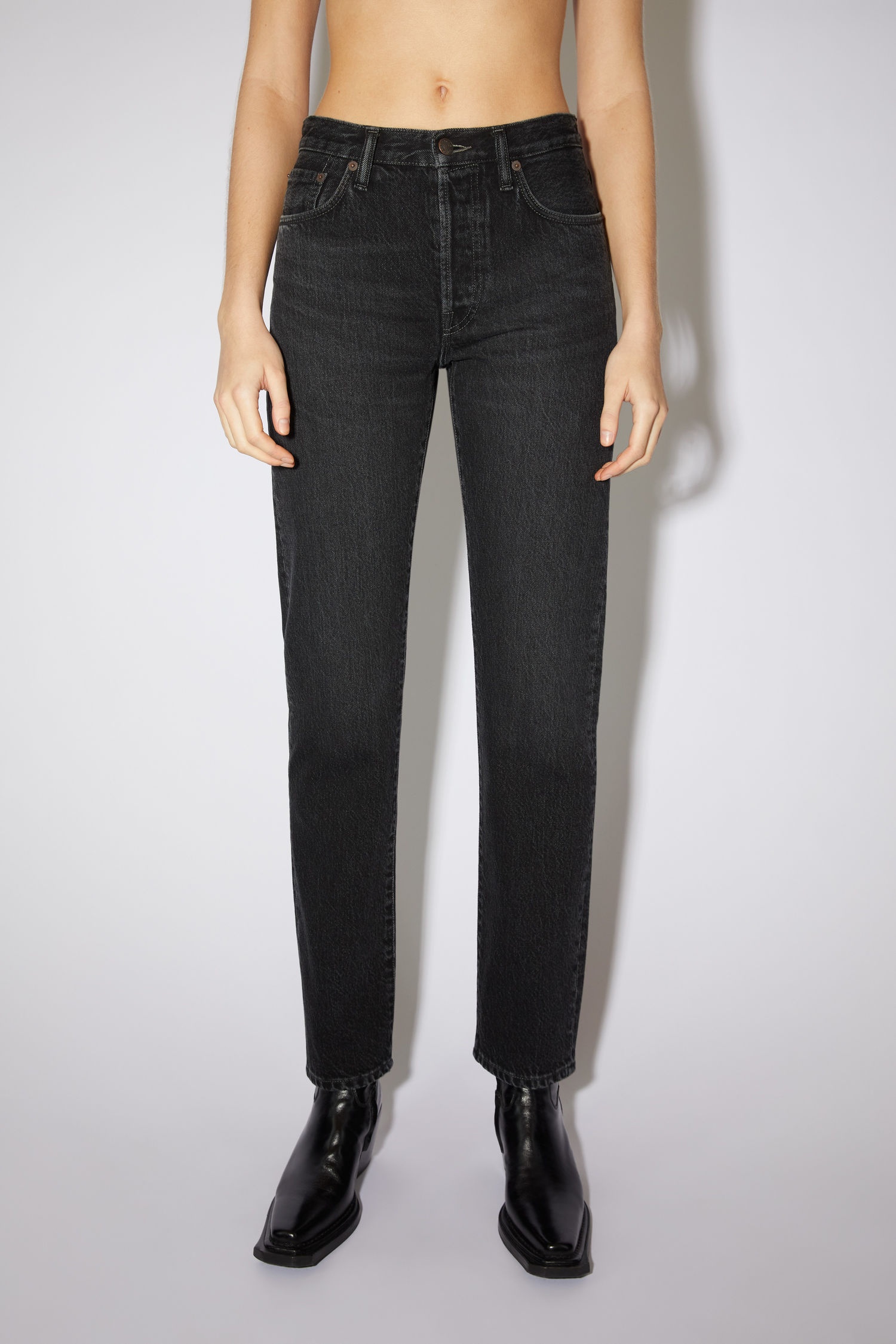 Straight fit jeans - Black - 2