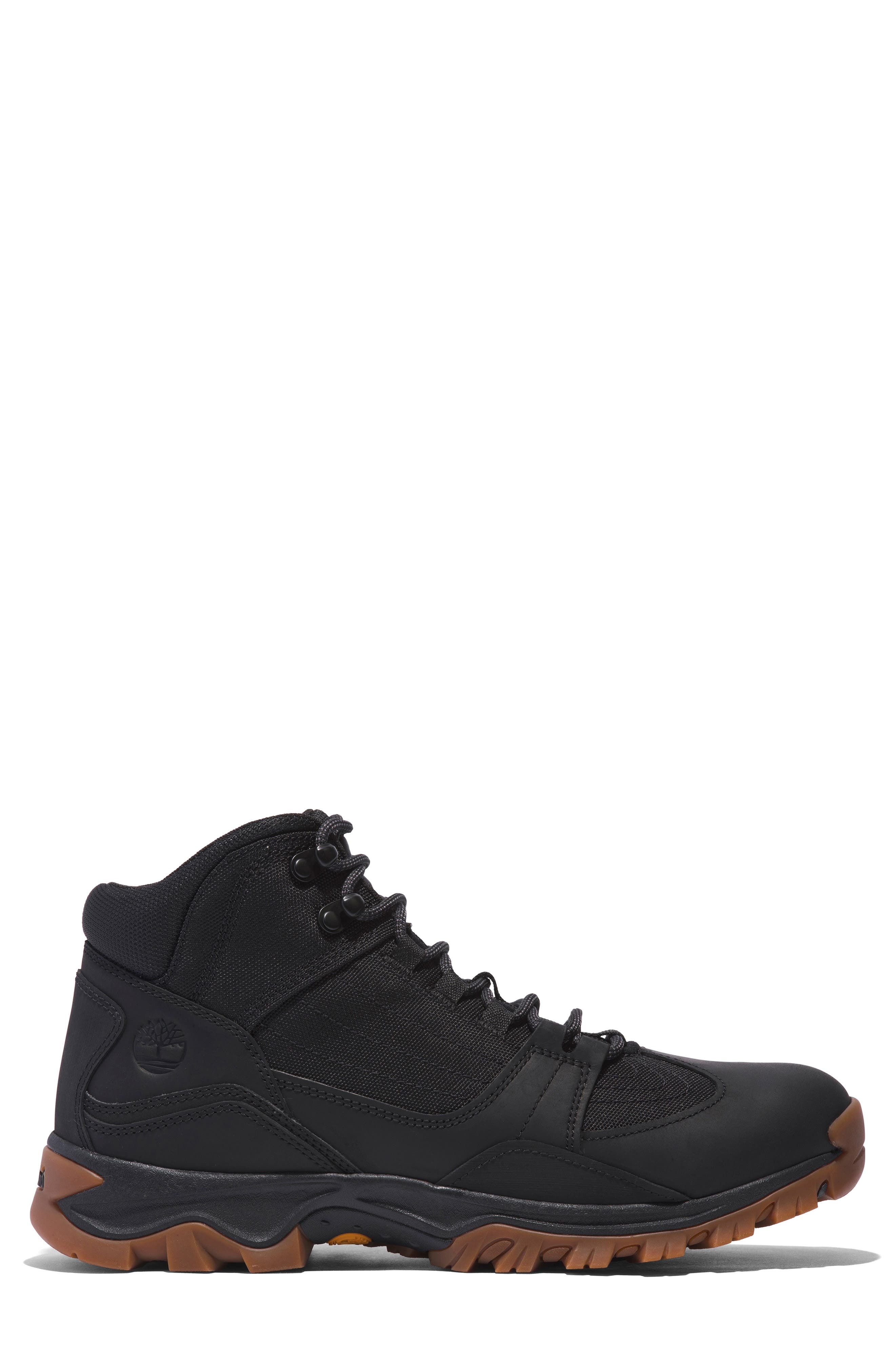Timberland Mt. Maddsen Water Resistant Hiking Boot in Black Full Grain at Nordstrom - 3