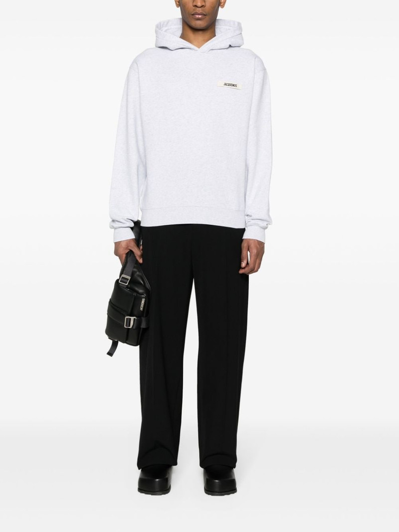 JACQUEMUS Le Hoodie Gros Grain cotton hoodie outlook