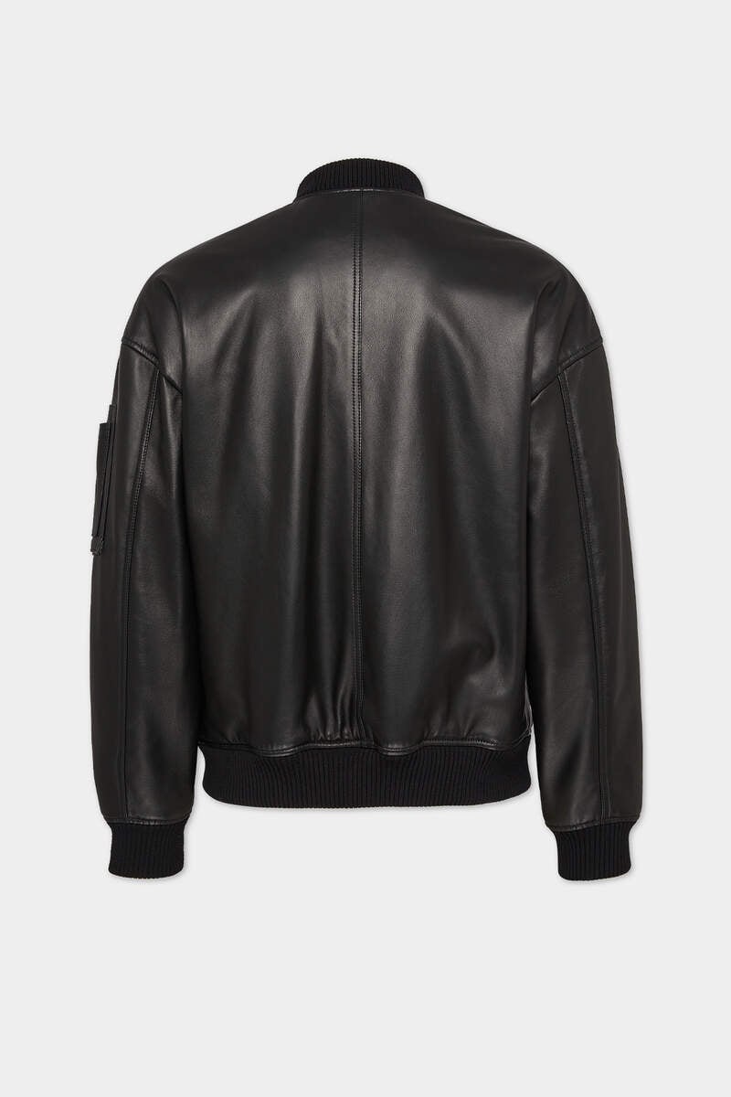 LEATHER BOMBER - 2