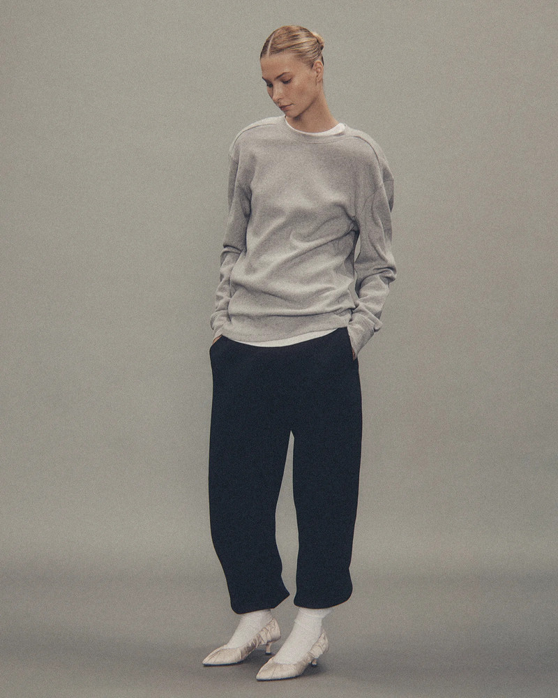 entire studios THERMAL LONG SLEEVE GREY MARLE outlook