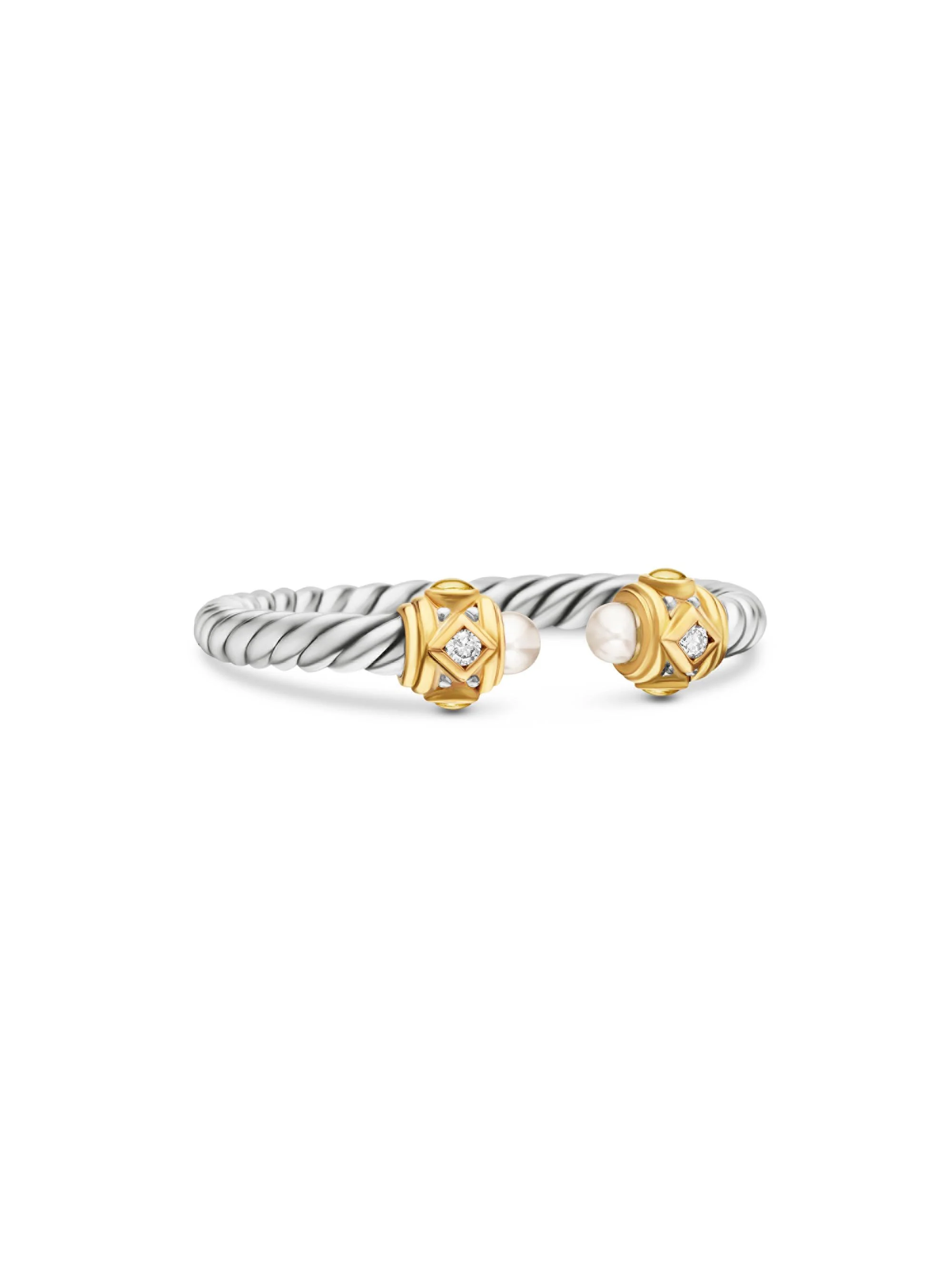 Women's Renaissance Ring in Sterling Silver - Pearl - 1