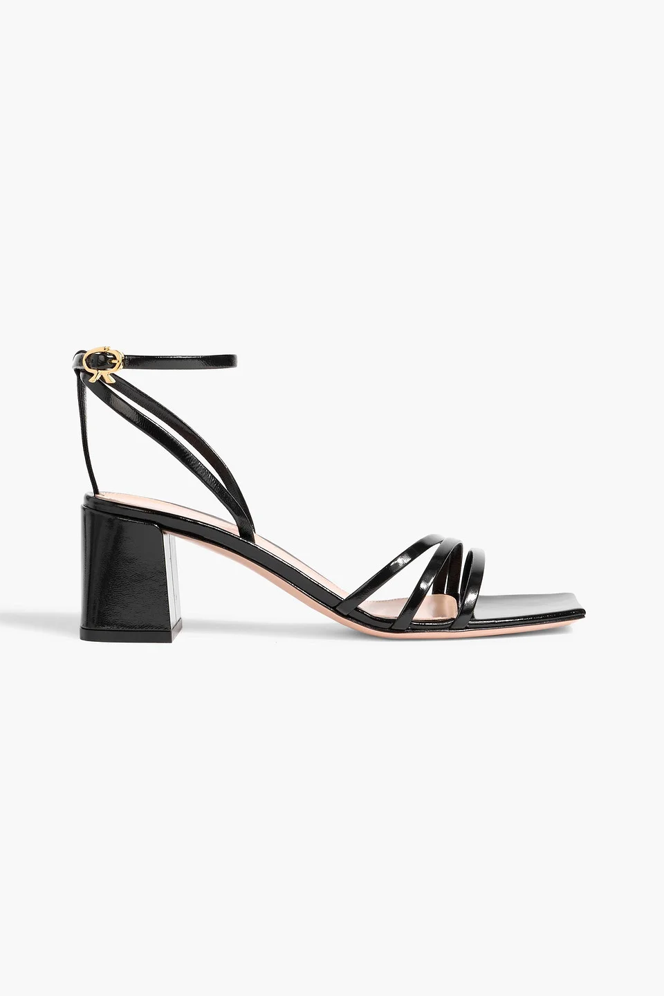 Brielle patent-leather sandals - 1