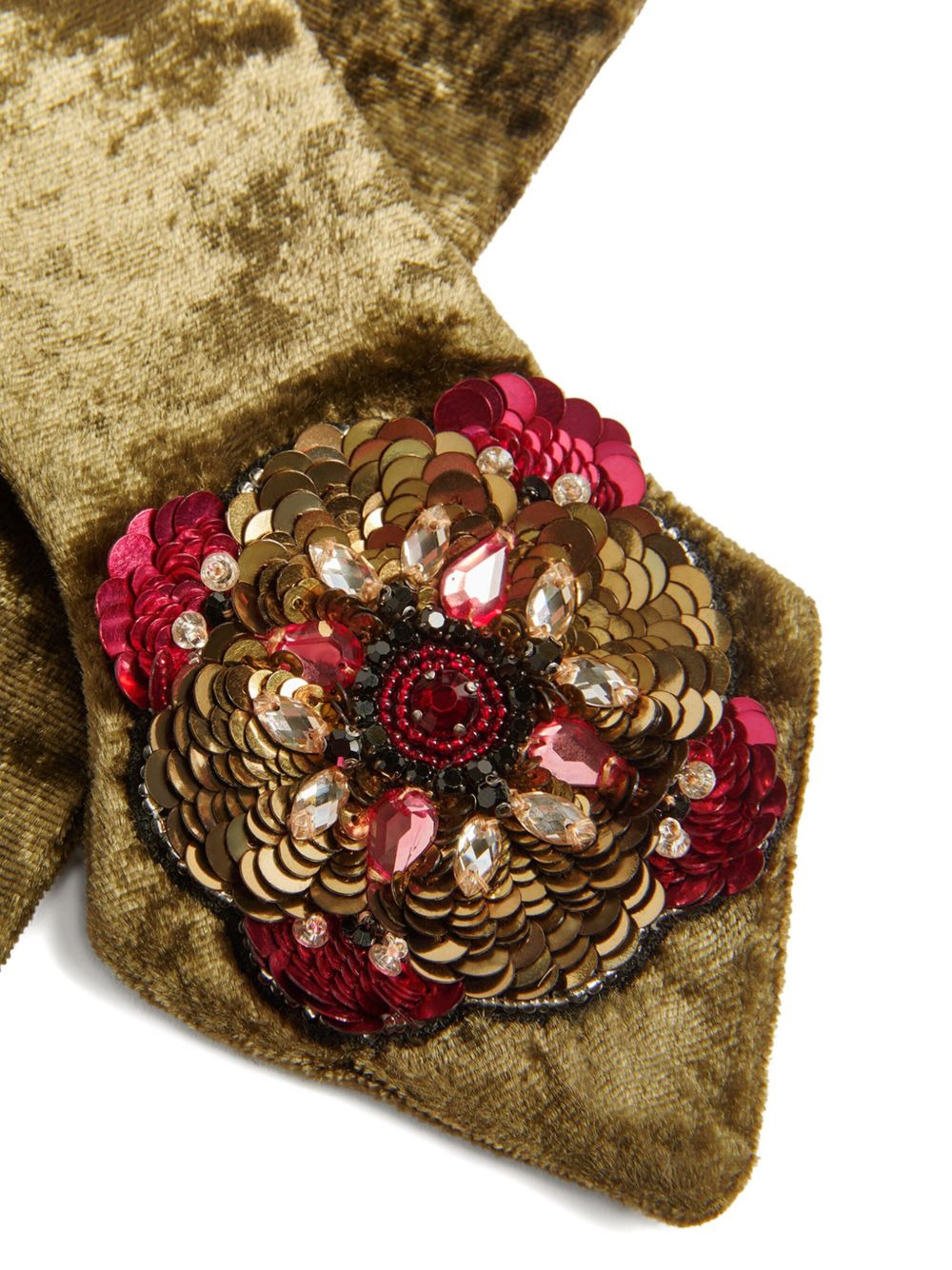 Ella 2-Ways embellished velvet-texture stole - 3