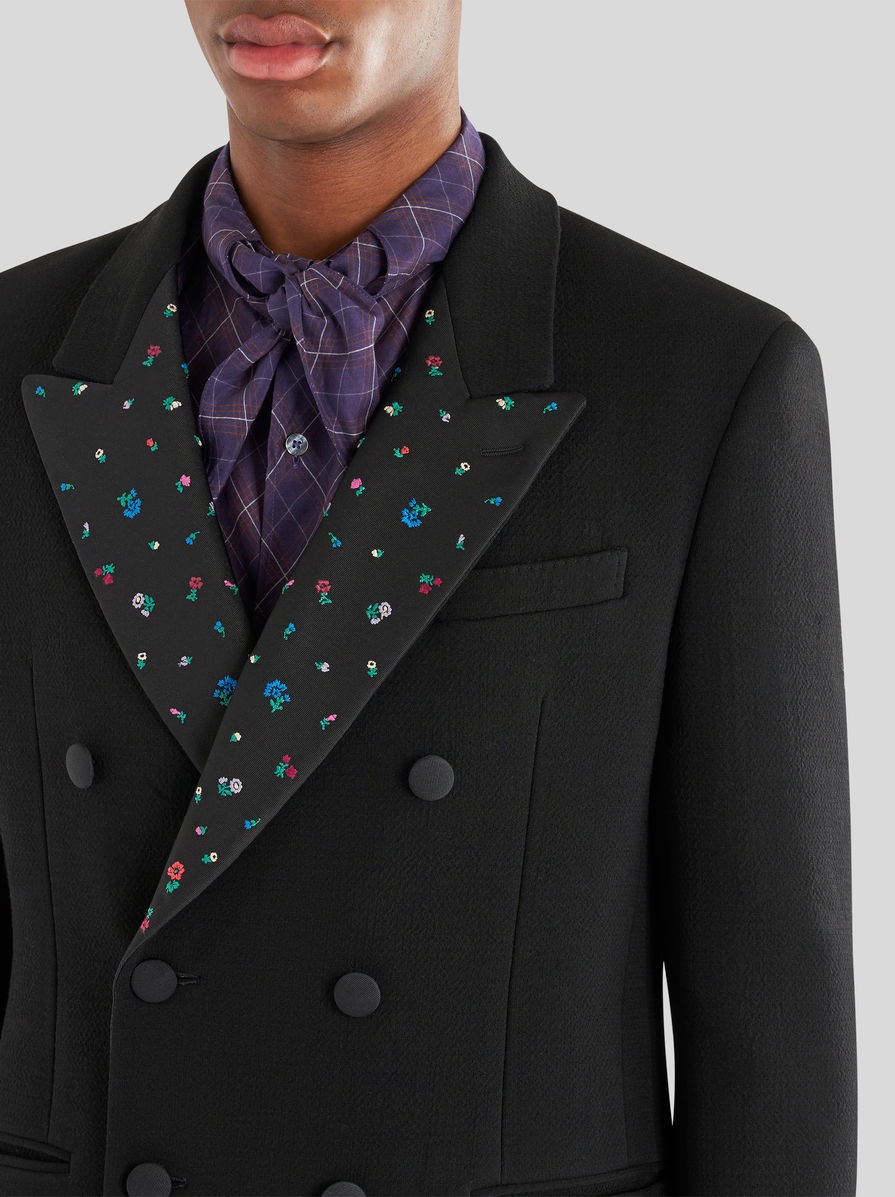 DOUBLE-BREASTED JACKET WITH EMBROIDERY - 2