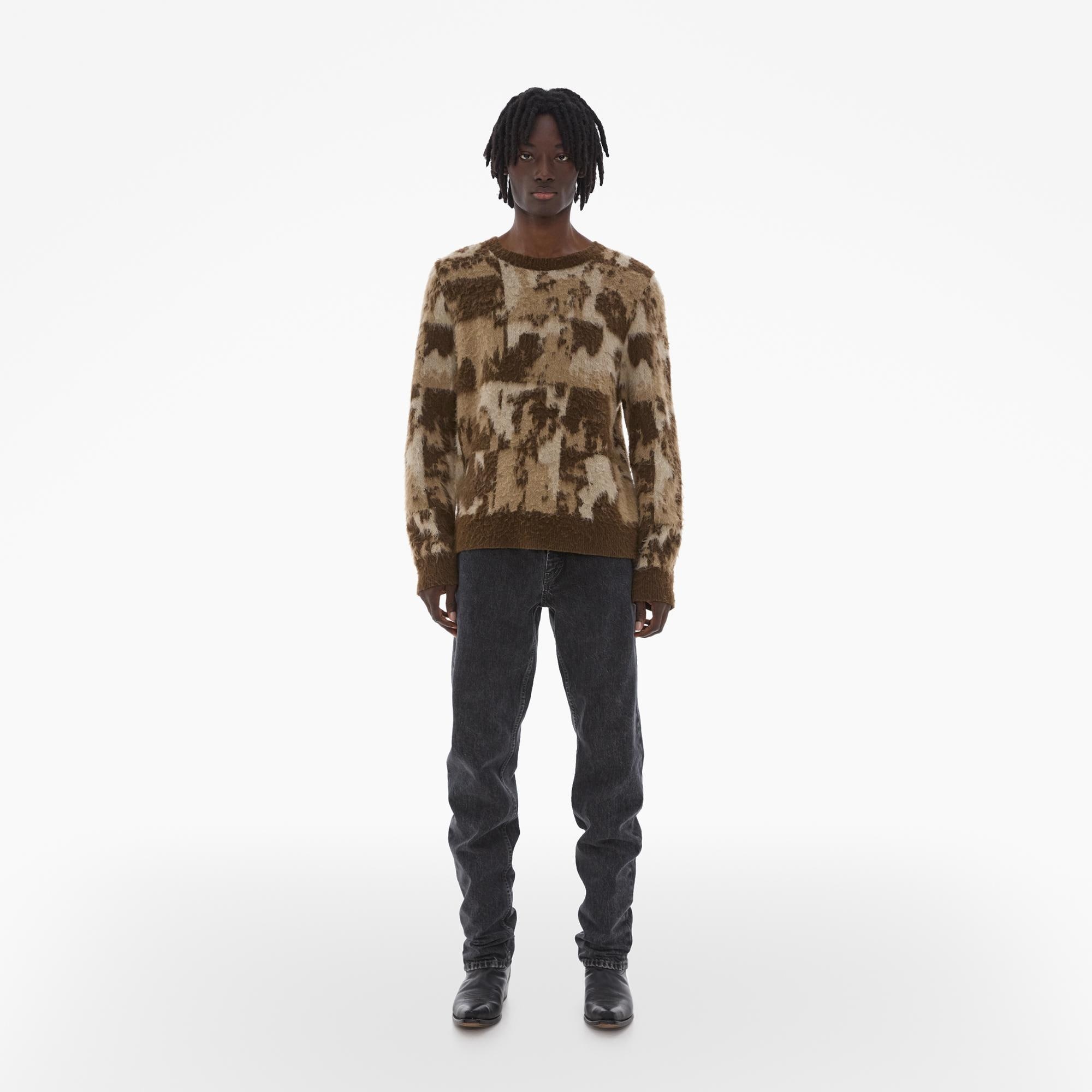 JACQUARD CREWNECK SWEATER - 8