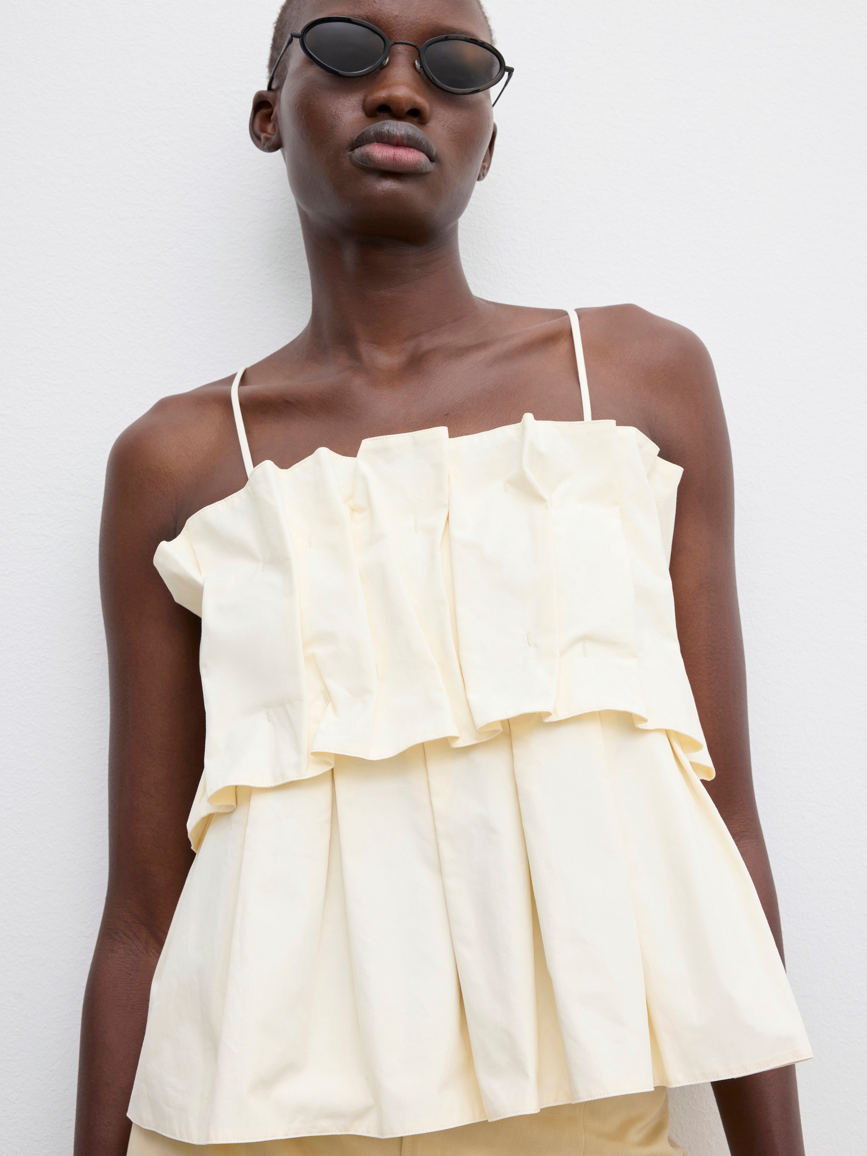 Sculpted strap top - 1