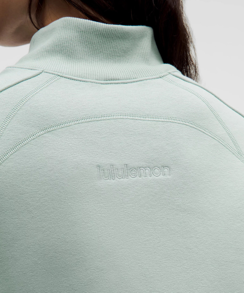 Plush Fleece Curved Hem Pullover 6