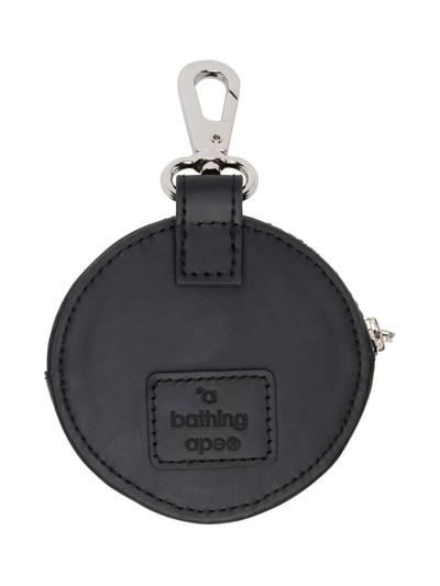 A BATHING APE® Black Baby Milo Coin Pouch outlook