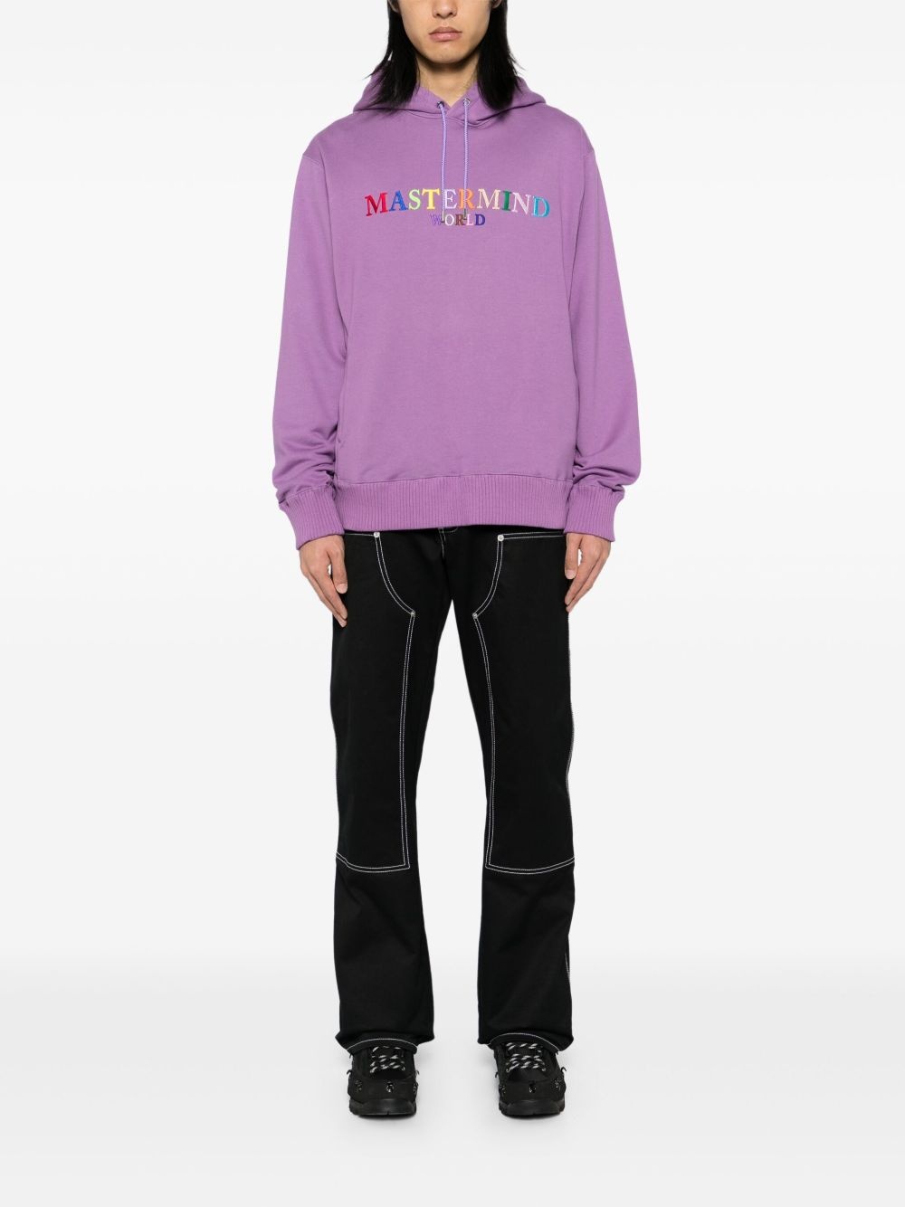 logo embroidery hoodie - 2
