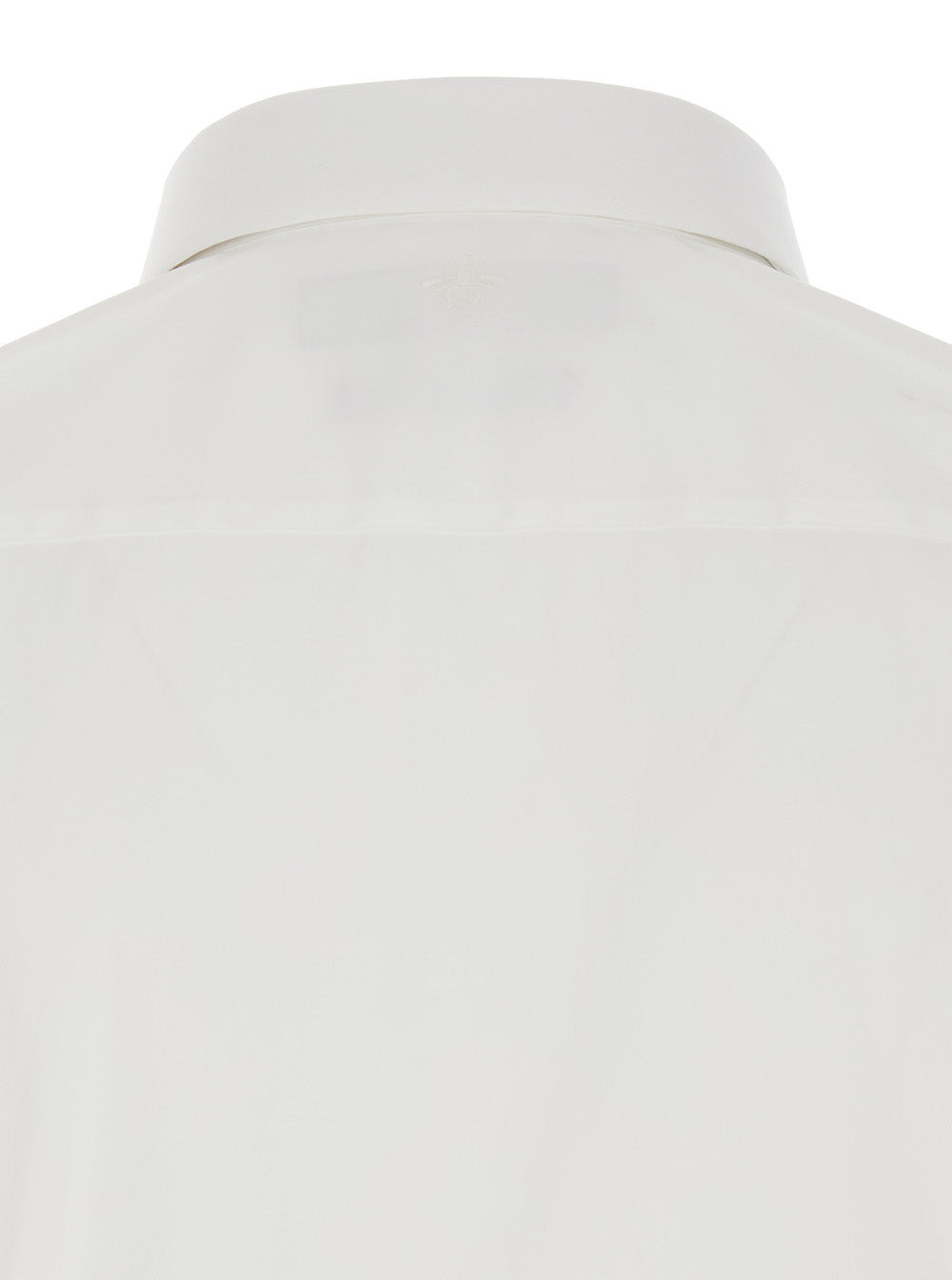 Gucci Men White Shirt With Pointed Collar And Bee Embroidery In Cotton Stretch Man - 3