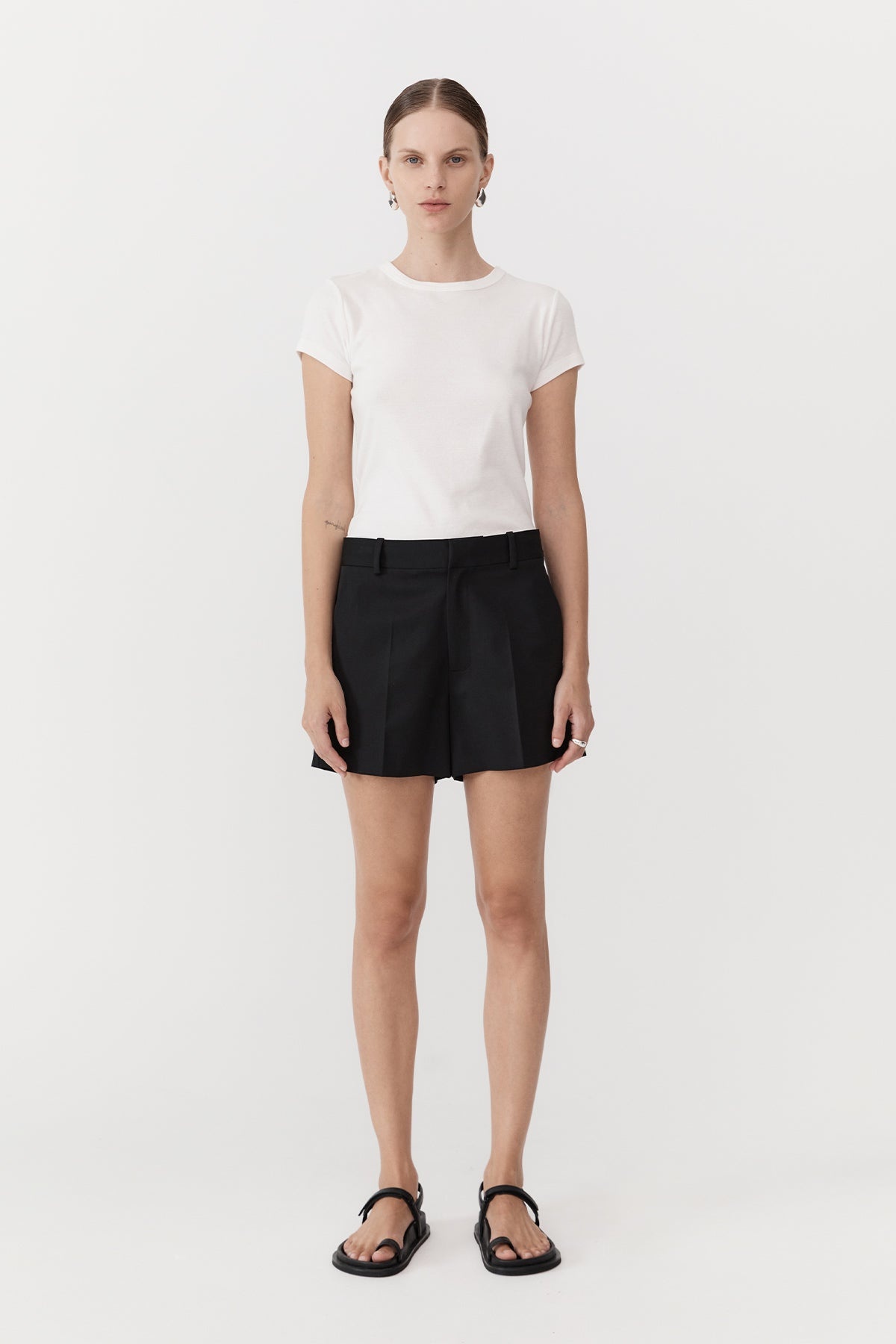 Tailored Shorts - Black - 4