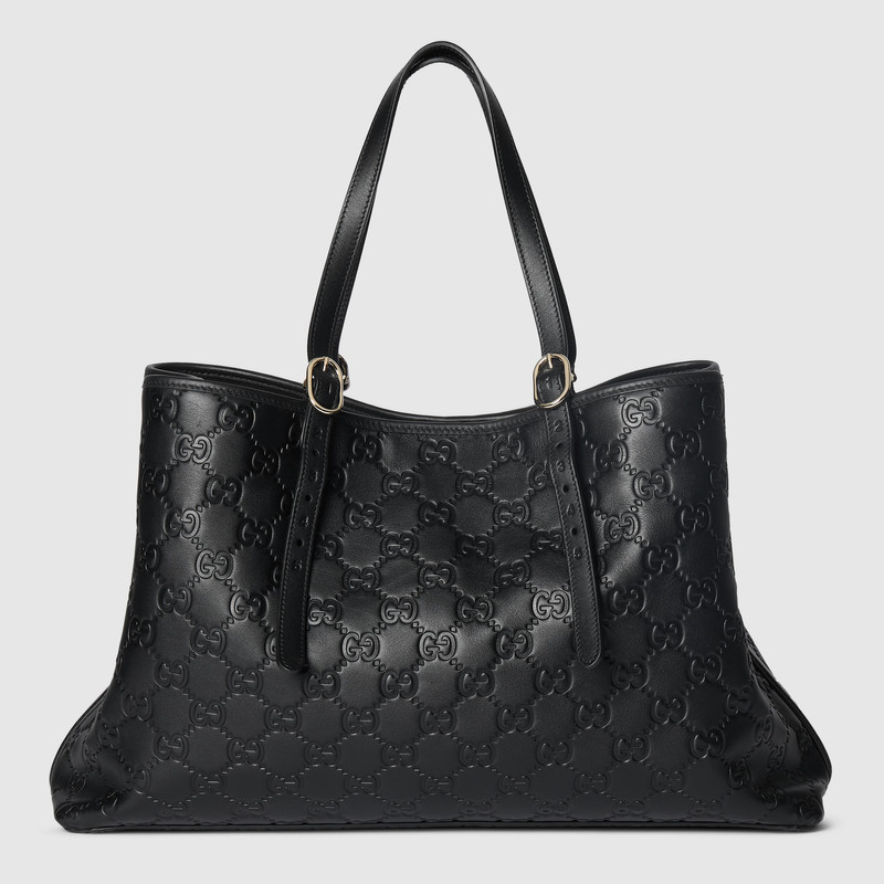 GG Emblem large tote bag 7