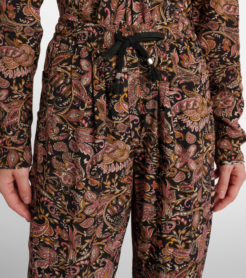 Zahera printed straight pants 4