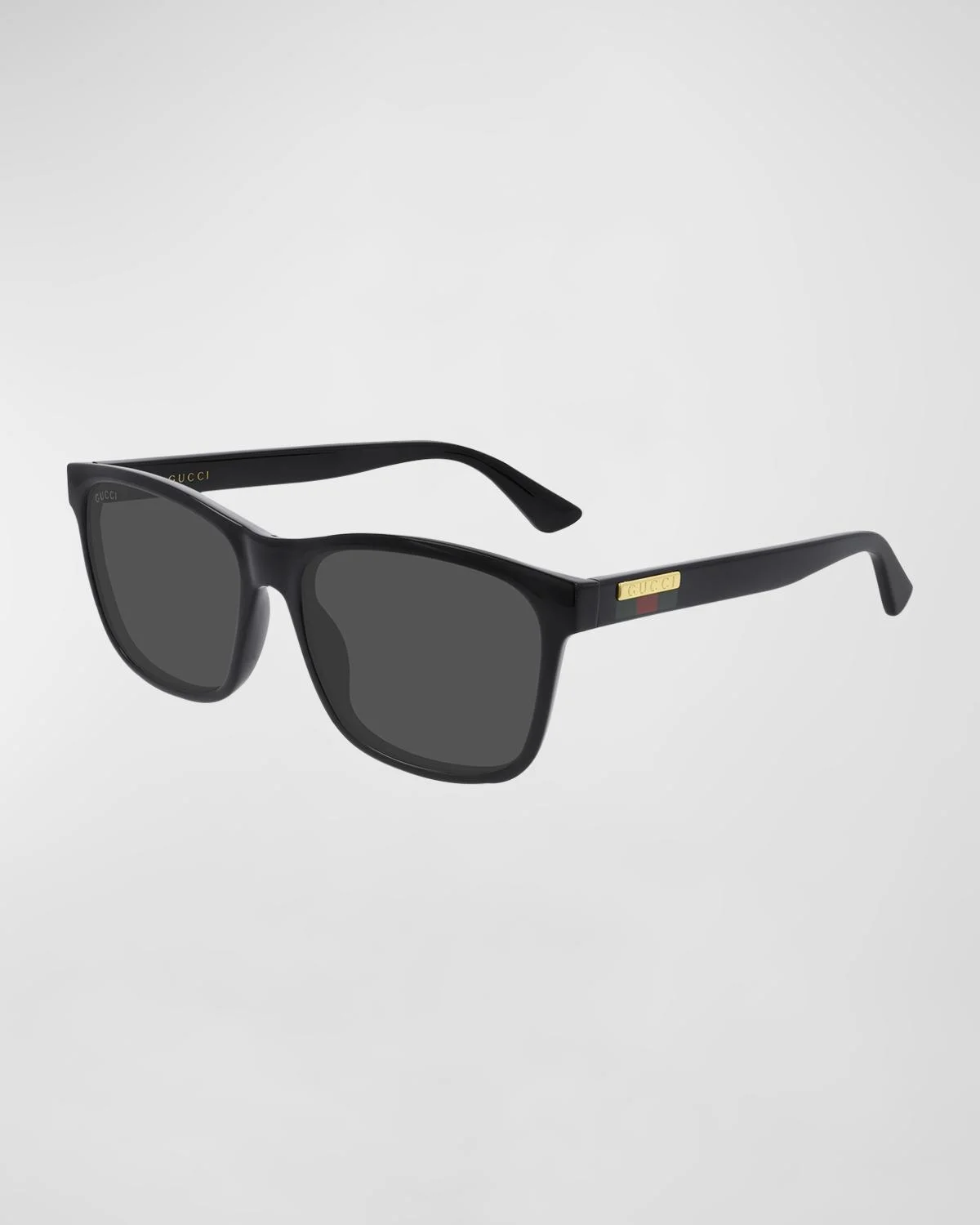 Men's Web Rectangle Injection Sunglasses - 1