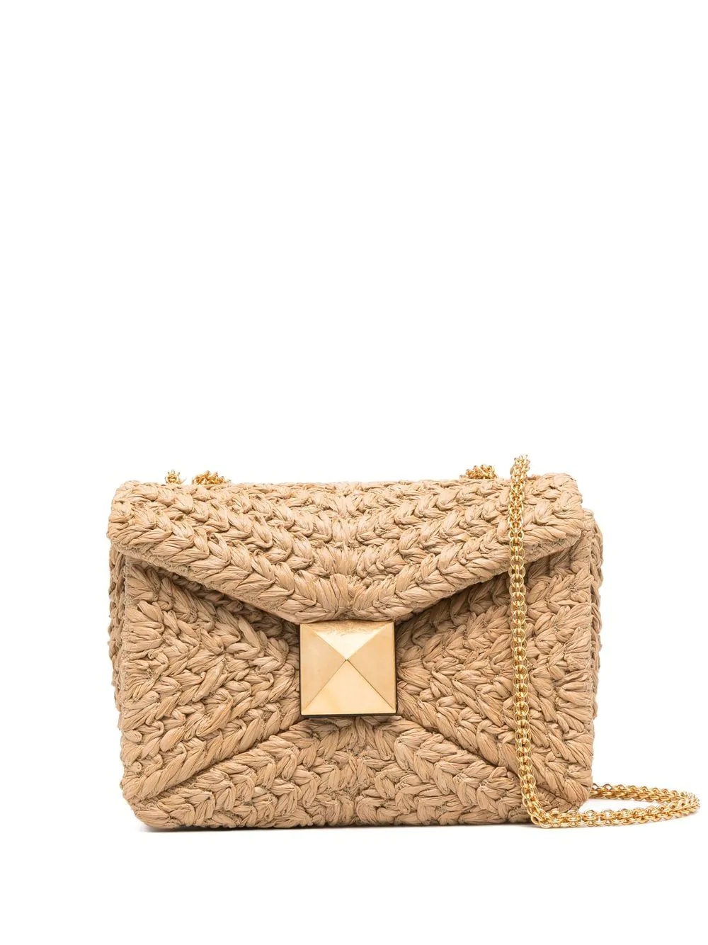 One Stud woven shoulder bag - 1