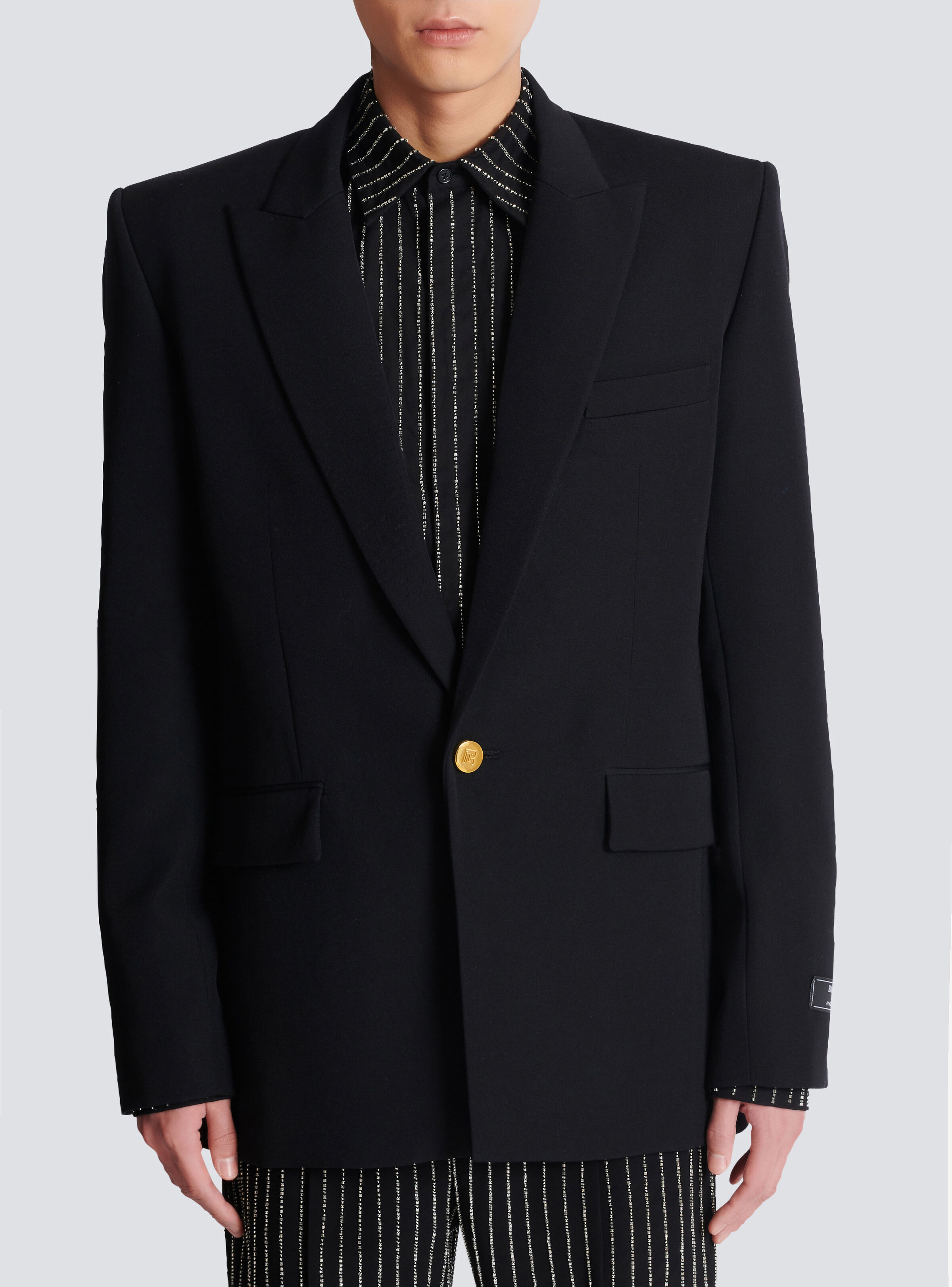 Grain de poudre wool 1-button jacket - 5