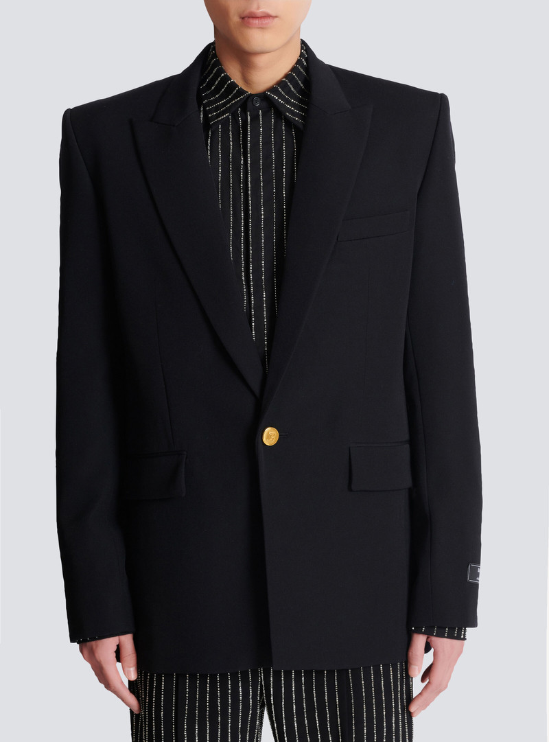 Grain de poudre wool 1-button jacket 5