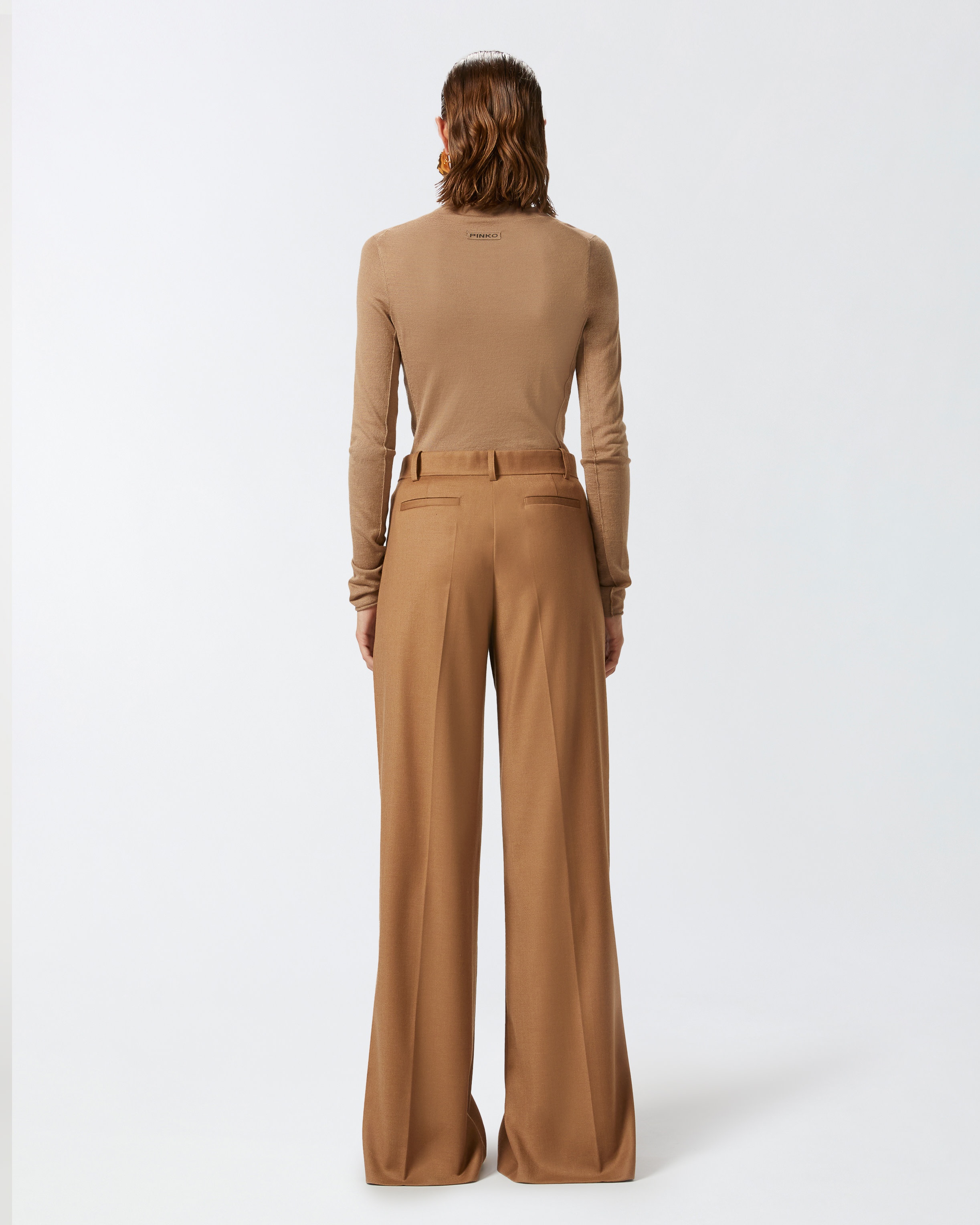 WOOL AND SILK TURTLENECK SWEATER - 4