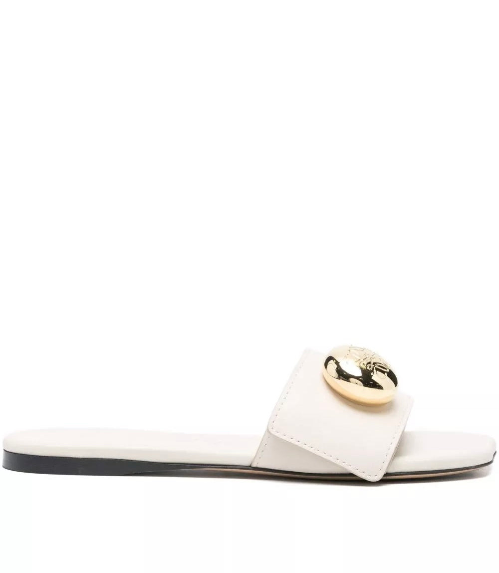 LOEWE Pebble slide in soft calfskin - 1