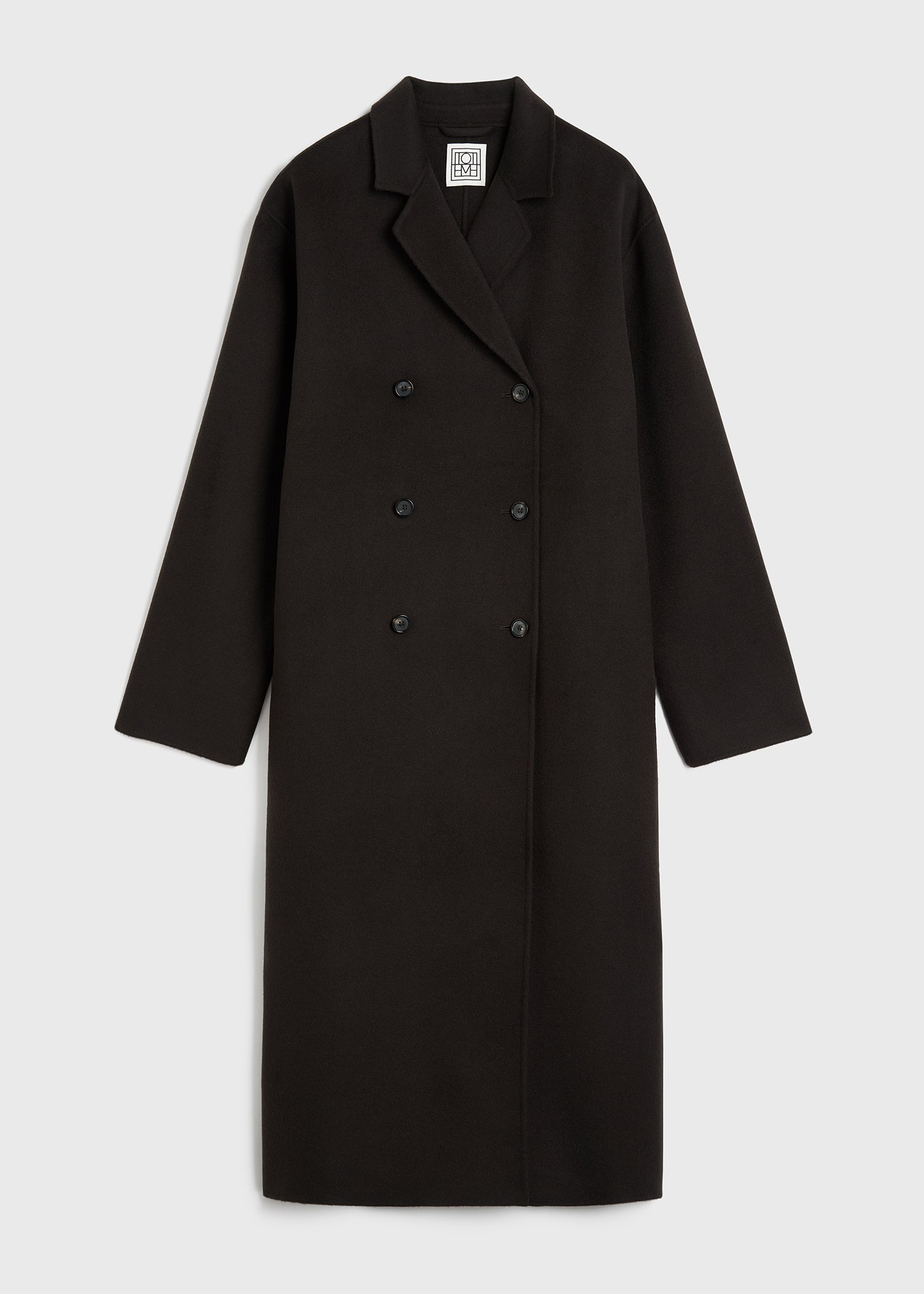 Signature wool doublé coat espresso - 1