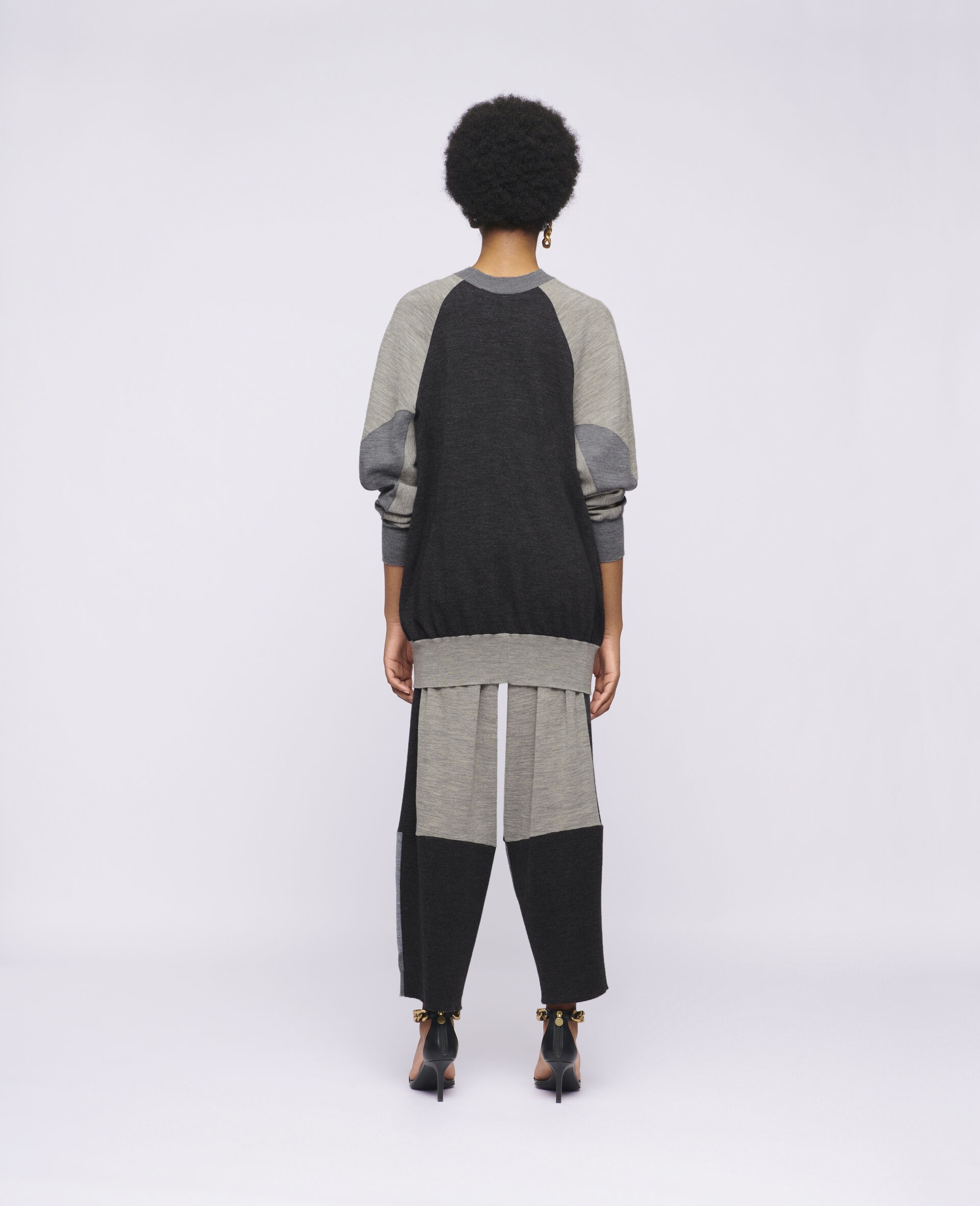 Oversized Knit Sweater - 3
