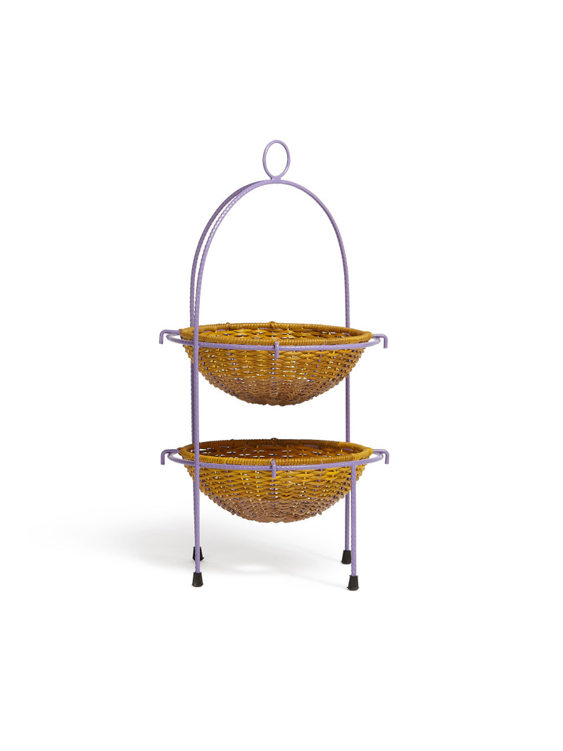 Marni MARNI MARKET FRUITSTAND IN IRON AND YELLOW FIBRE outlook
